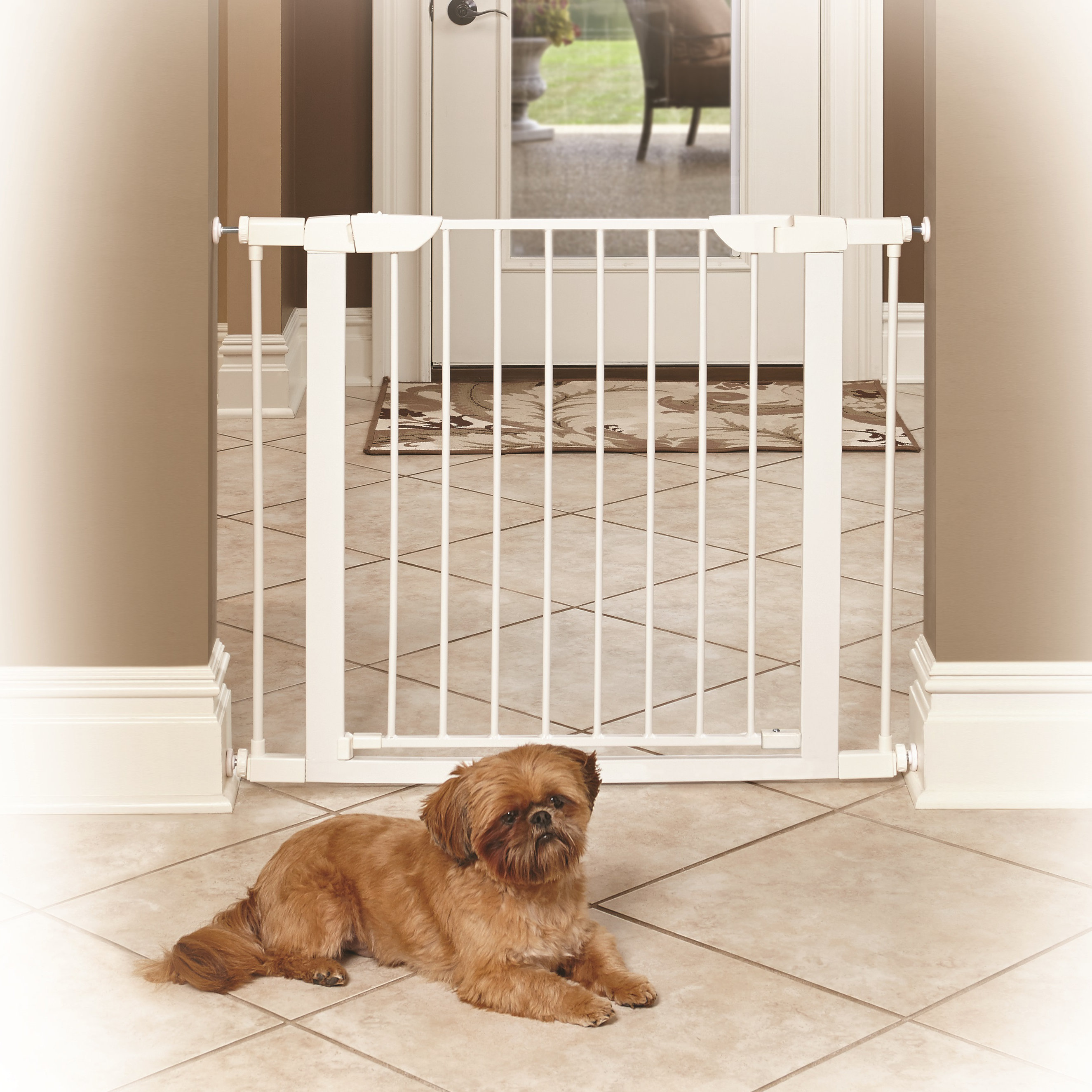 Midwest Homes For Pets Steel Pressure Mounted Pet Gate & Reviews