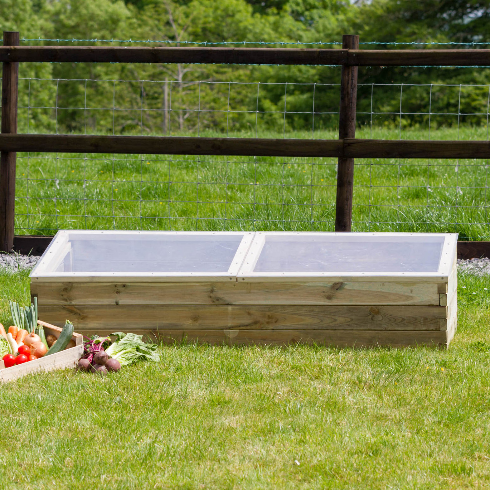 Zest 4 Leisure 1.7m W x 0.6m D Cold Frame Greenhouse & Reviews Wayfair UK