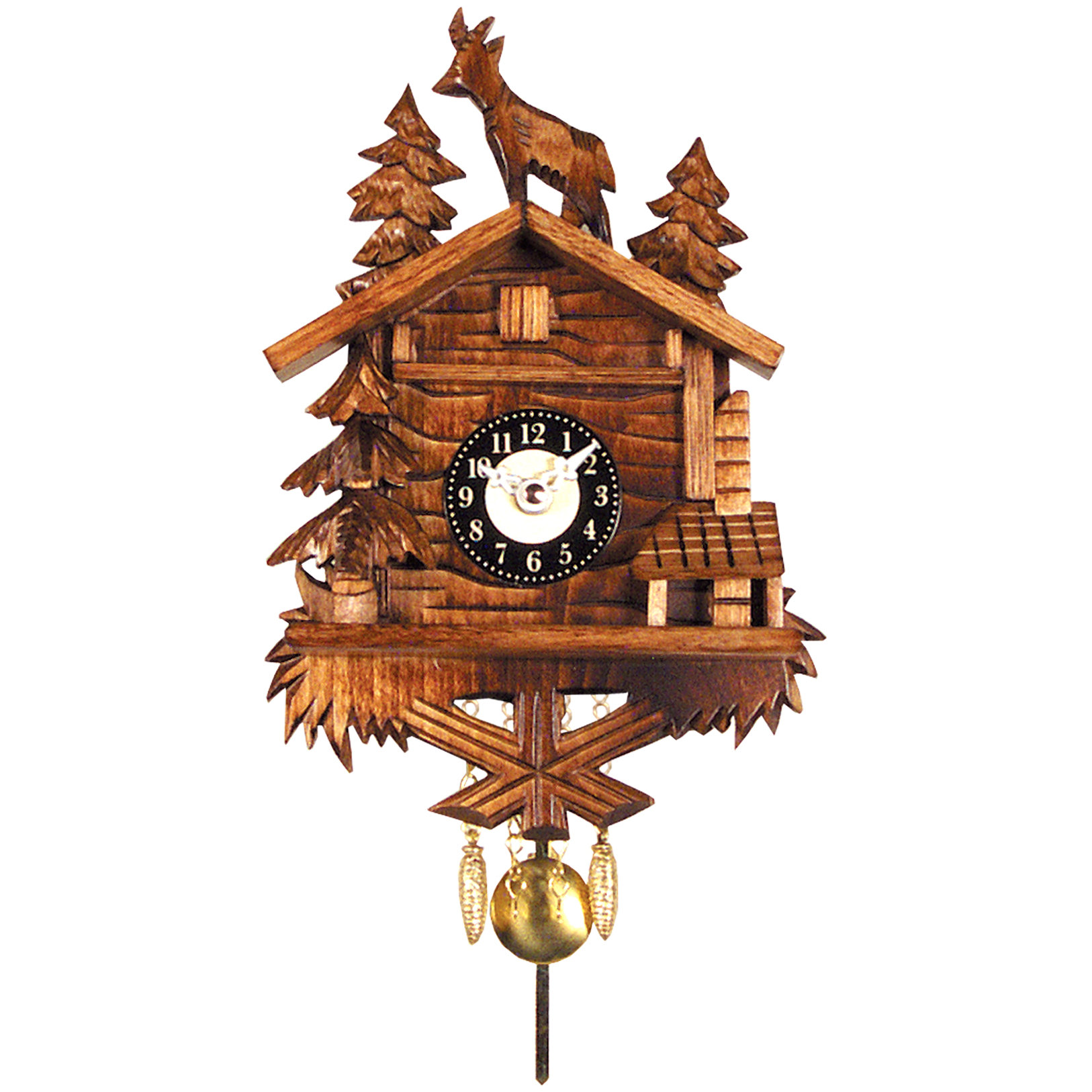 Black Forest Battery Operated Cuckoo Clock & Reviews Wayfair