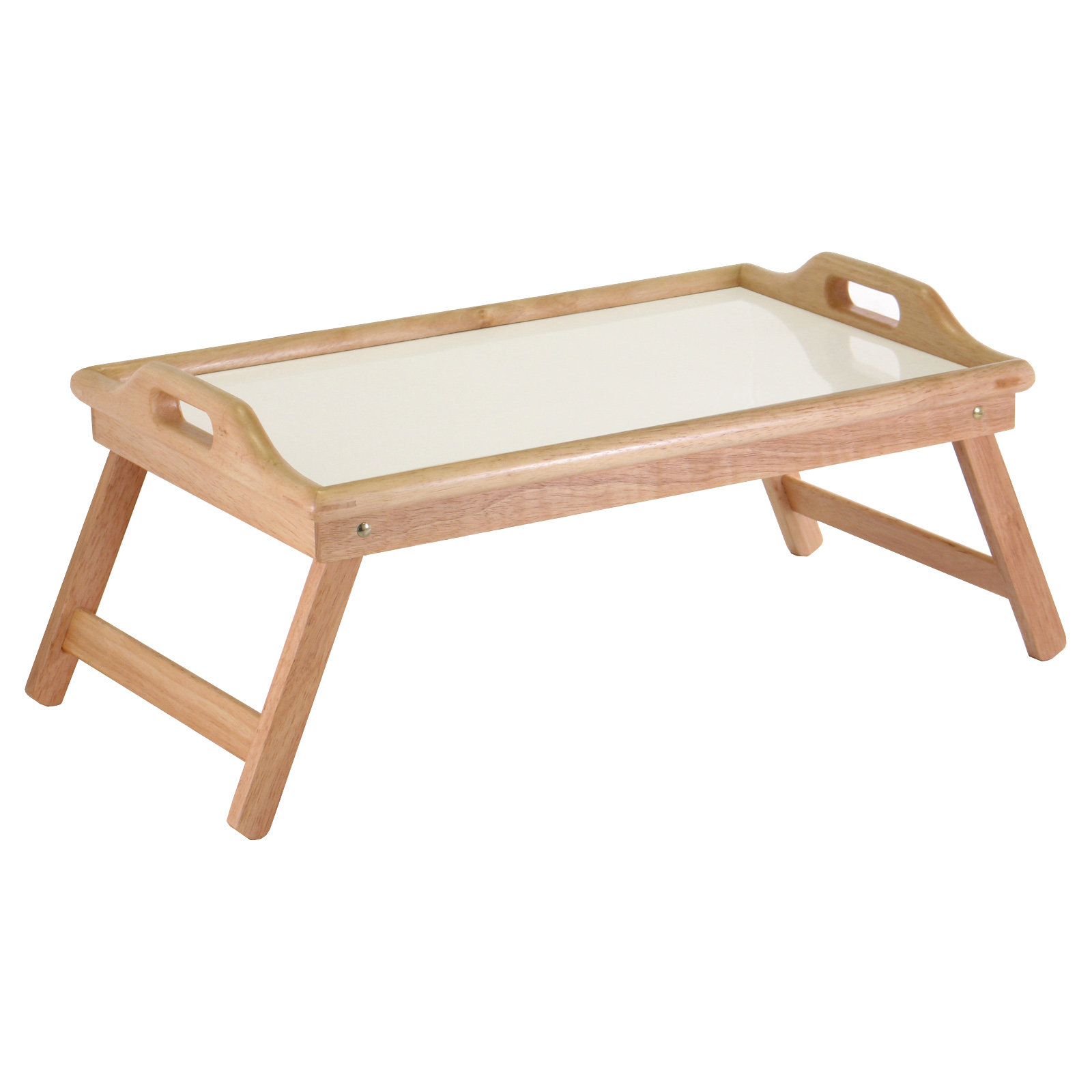 Winsome Breakfast Tray with Handles and Foldable Legs & Reviews Wayfair