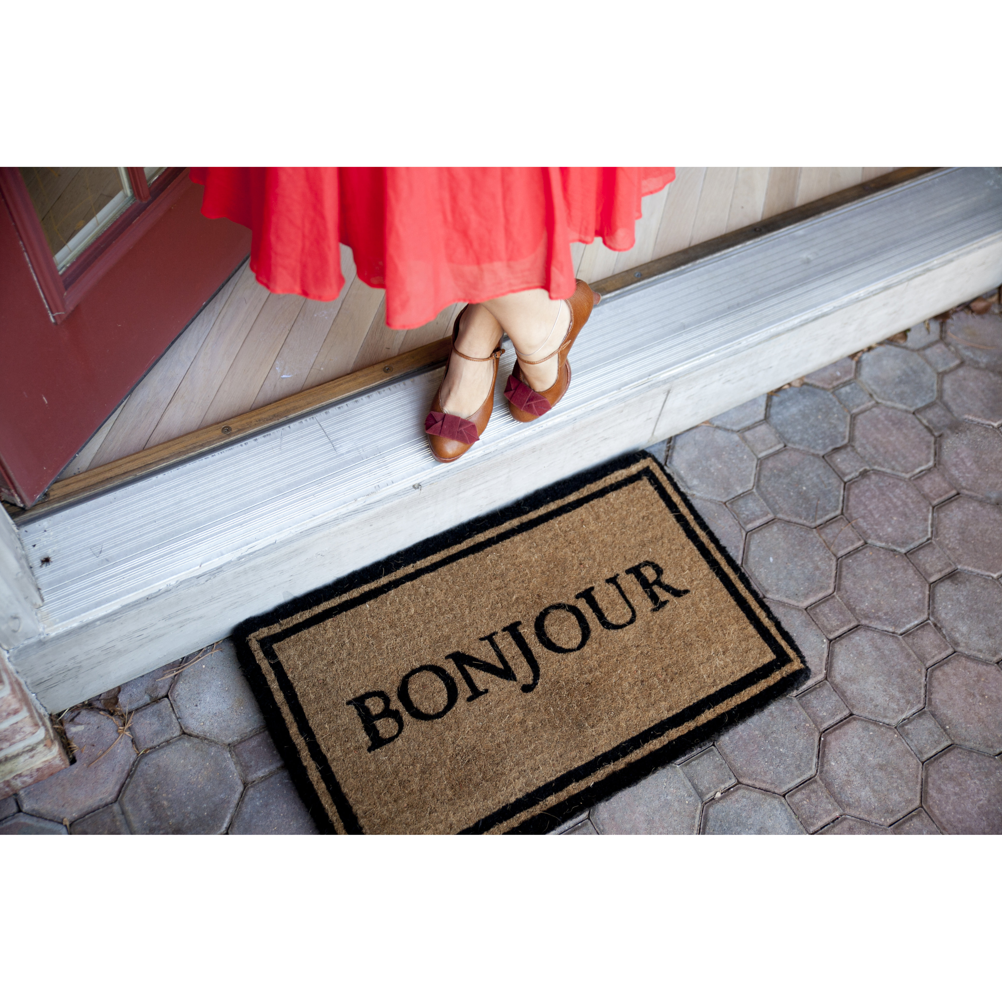Entryways Handmade Bonjour Doormat & Reviews Wayfair