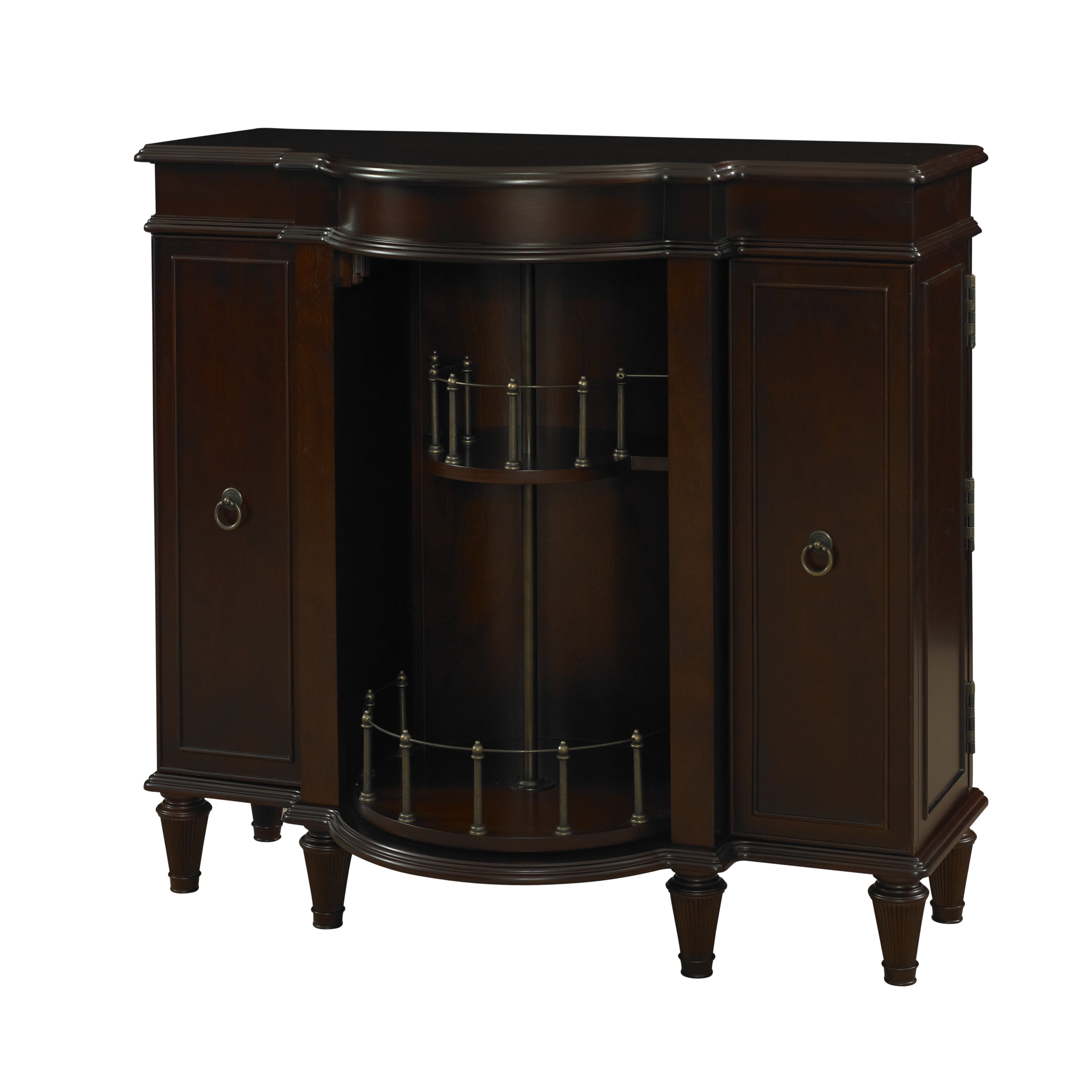 Bombay Heritage Regents Bar with Wine Storage & Reviews Wayfair