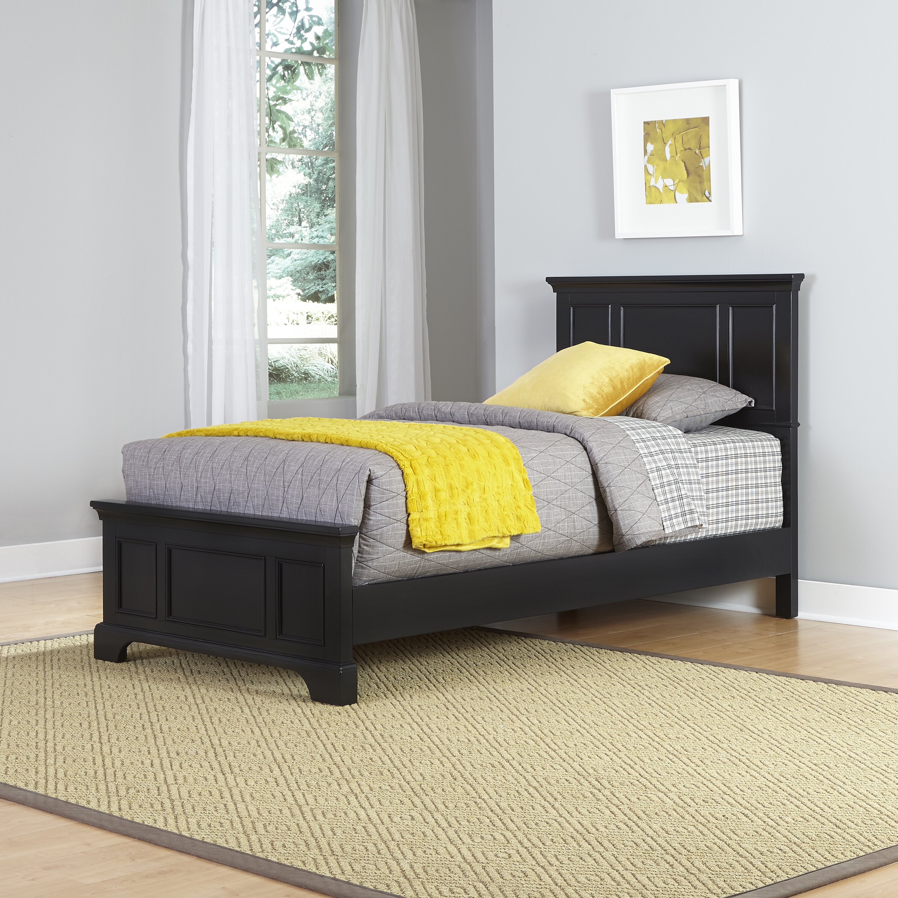 Home Styles Bedford Twin Panel Bed & Reviews | Wayfair