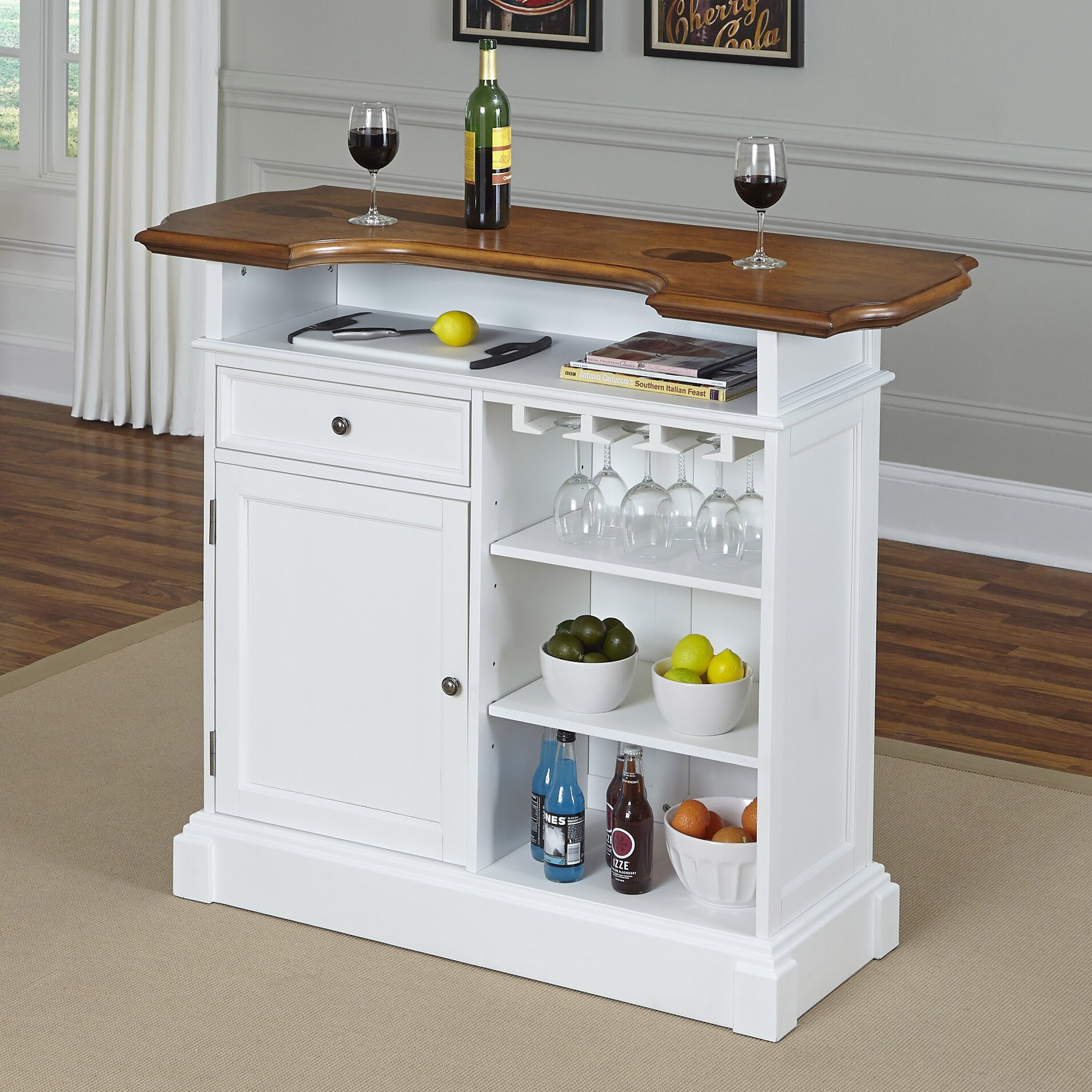 Home Styles Americana Home Bar Reviews Wayfair Ca   Americana Home Bar 500 