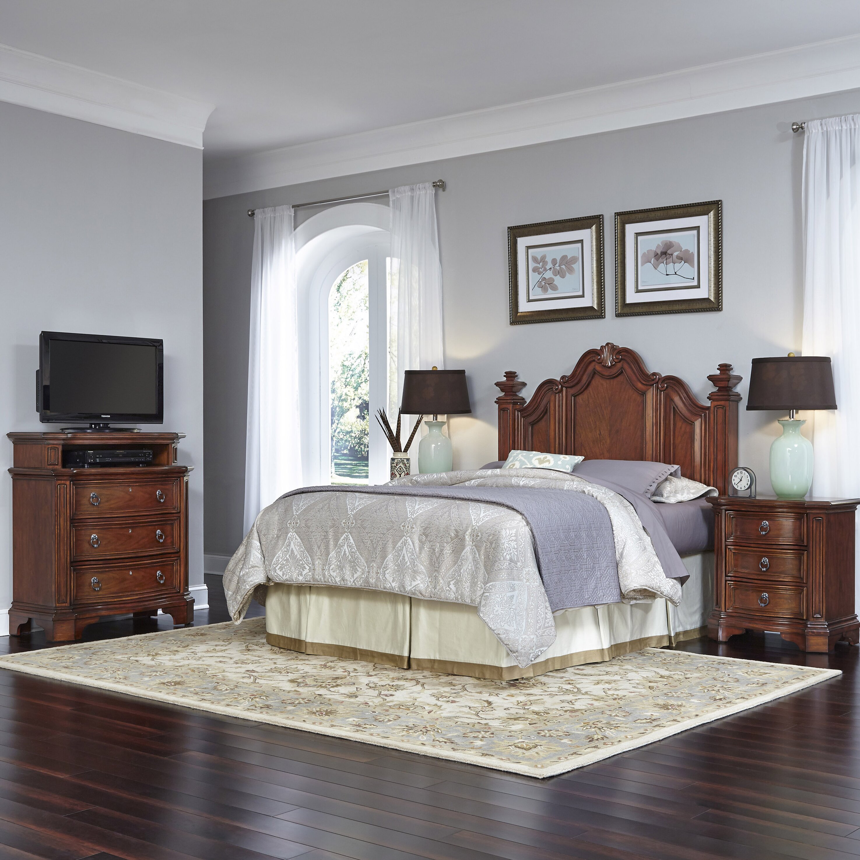 Bedroom piece americana set panel styles