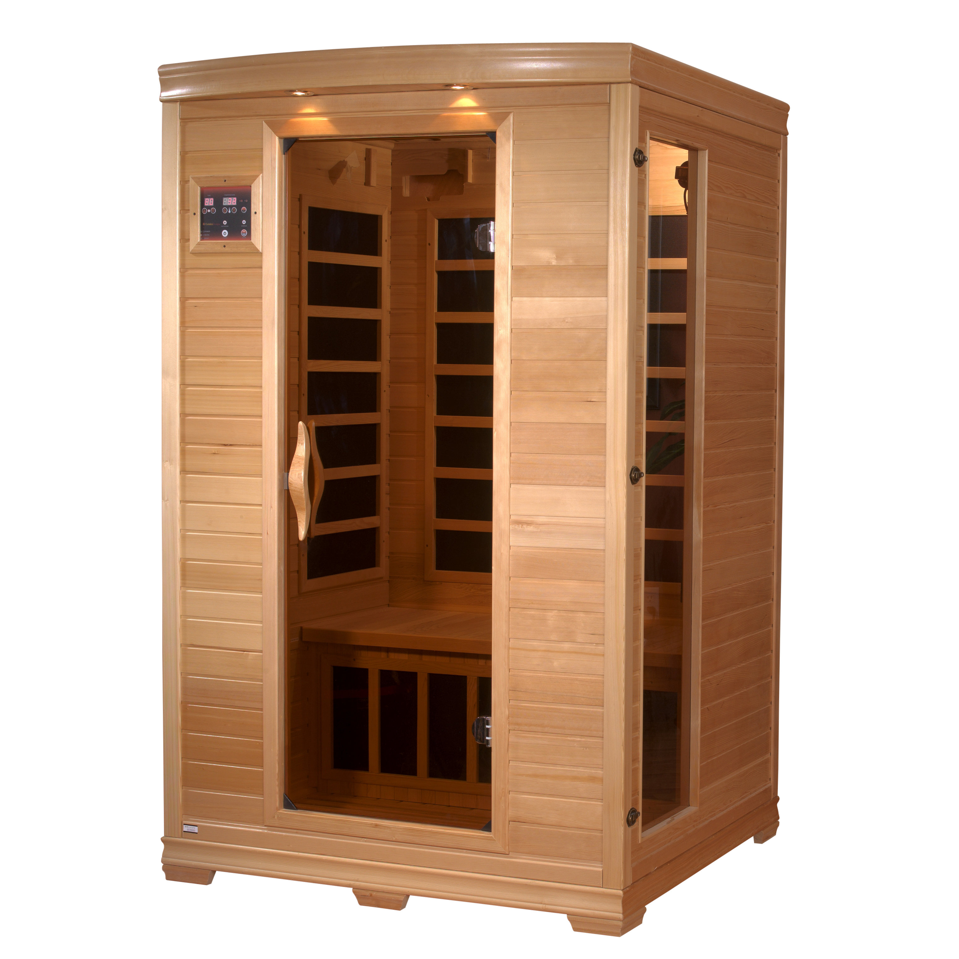 Dynamic Infrared Luxury 2 Person Carbon FAR Infrared Sauna & Reviews ...