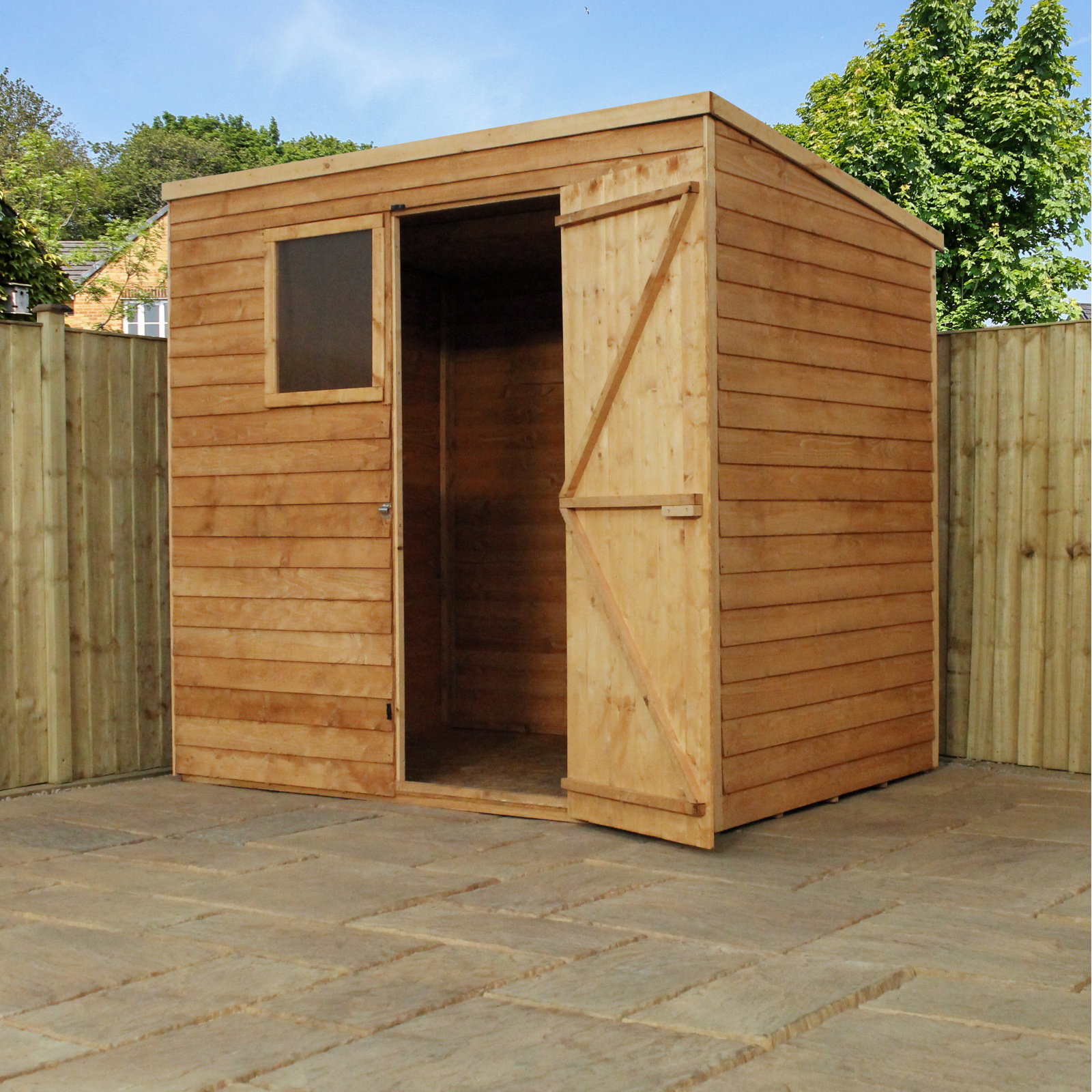 Mercia Garden Products 7 x 5 Wooden Storage Shed & Reviews | Wayfair UK