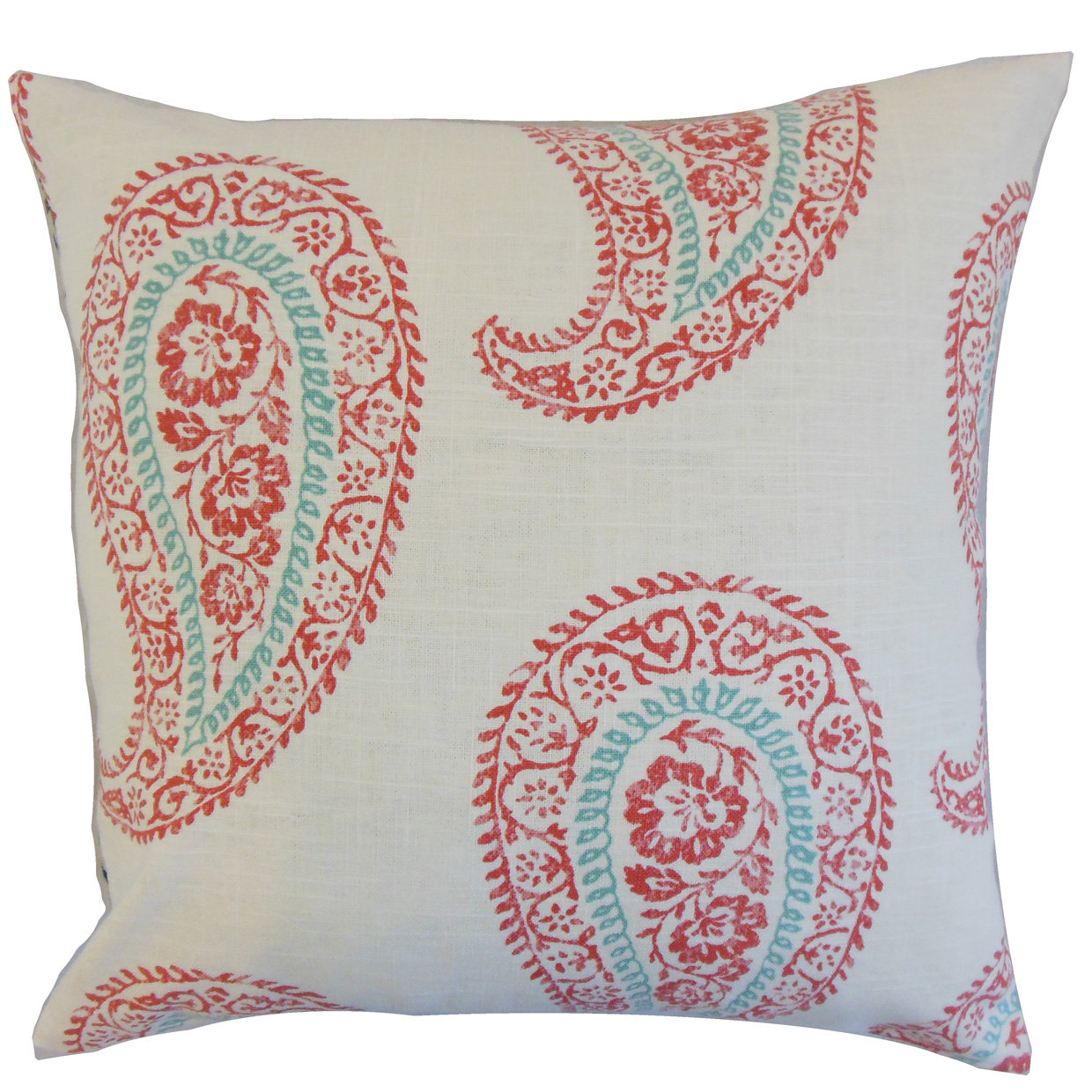 The Pillow Collection Neith Paisley Throw Pillow | Wayfair.ca