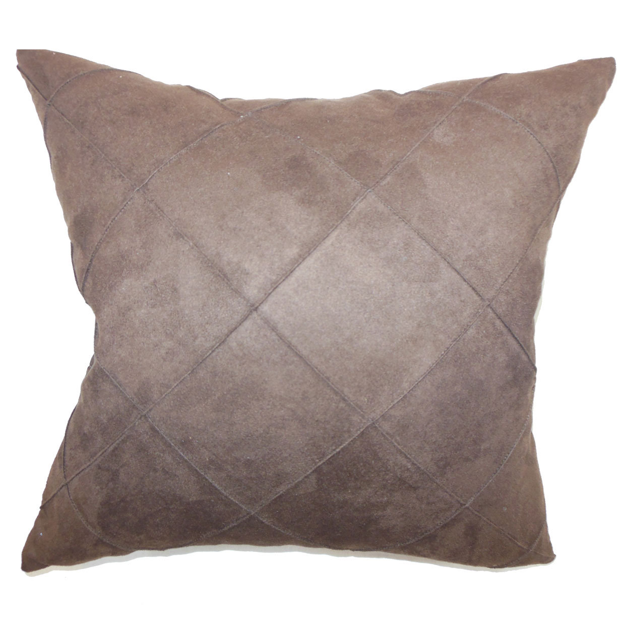 The Pillow Collection Nesbitt Plain Faux Suede Throw Pillow & Reviews Wayfair