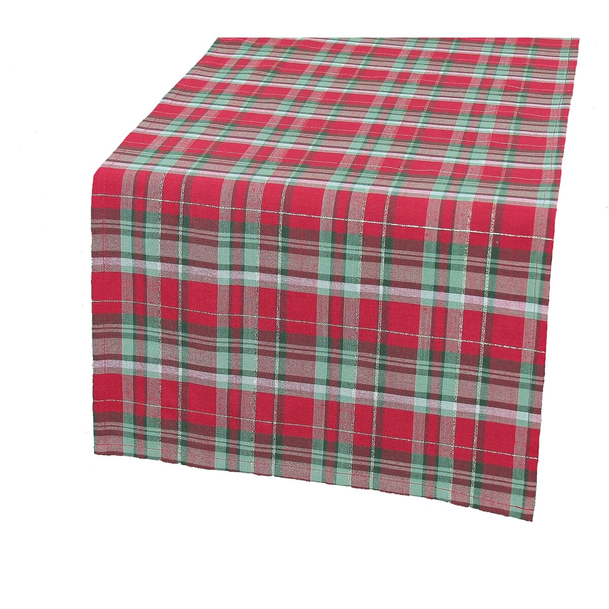 Xia Home Fashions Holiday Tartan Christmas Table Runner ...