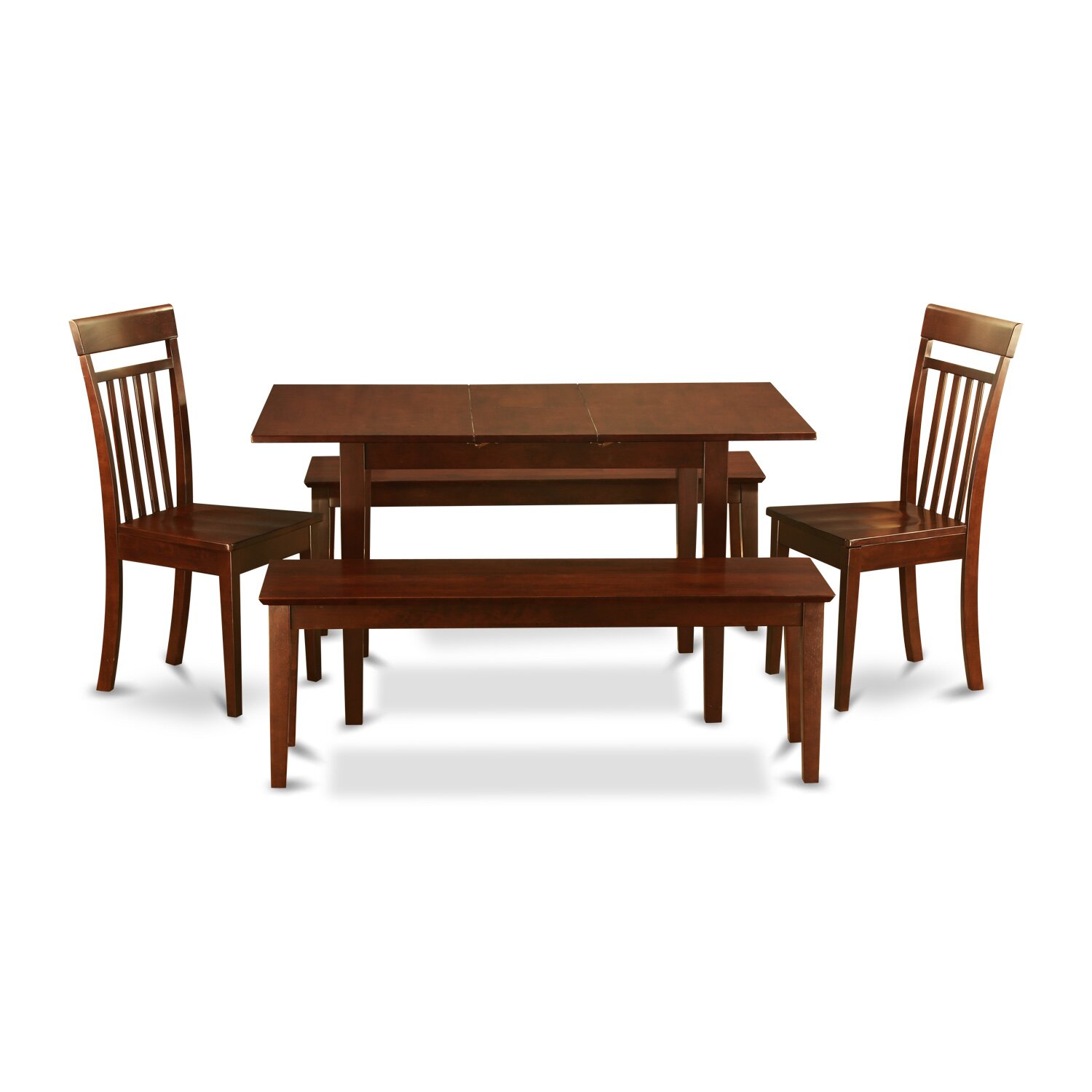 East West Norfolk 5 Piece Dining Set Reviews Wayfair   East West Furniture Norfolk 5 Piece Dining Set 