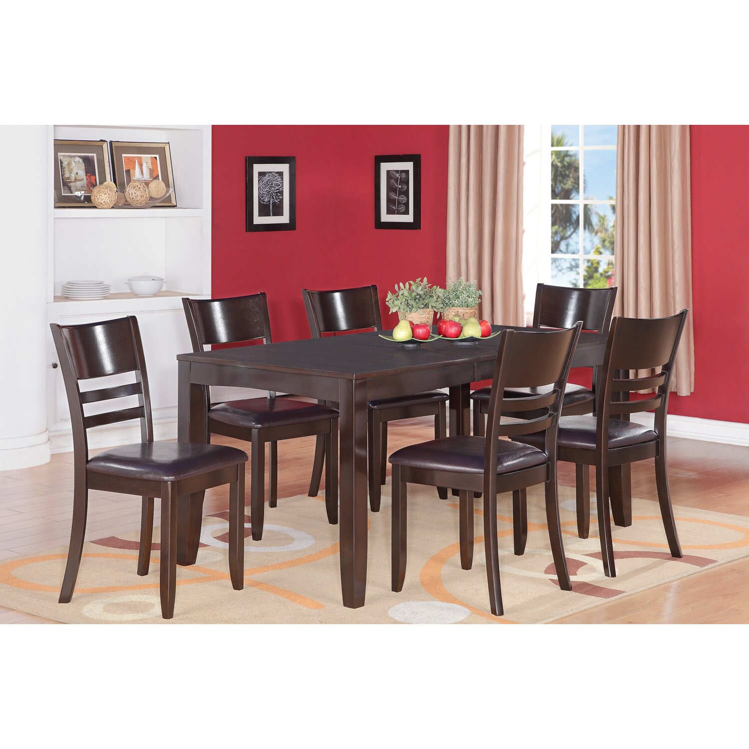 Wooden Importers Lynfield 7 Piece Dining Set & Reviews | Wayfair