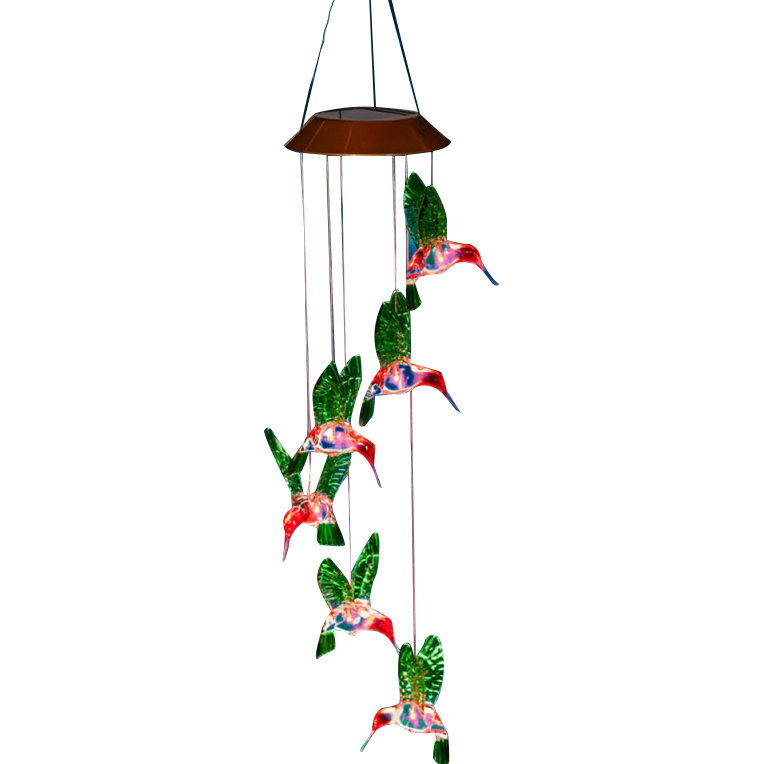 evergreen flag garden hummingbird painted solar mobile evergreen flag garden hummingbird painted solar mobile