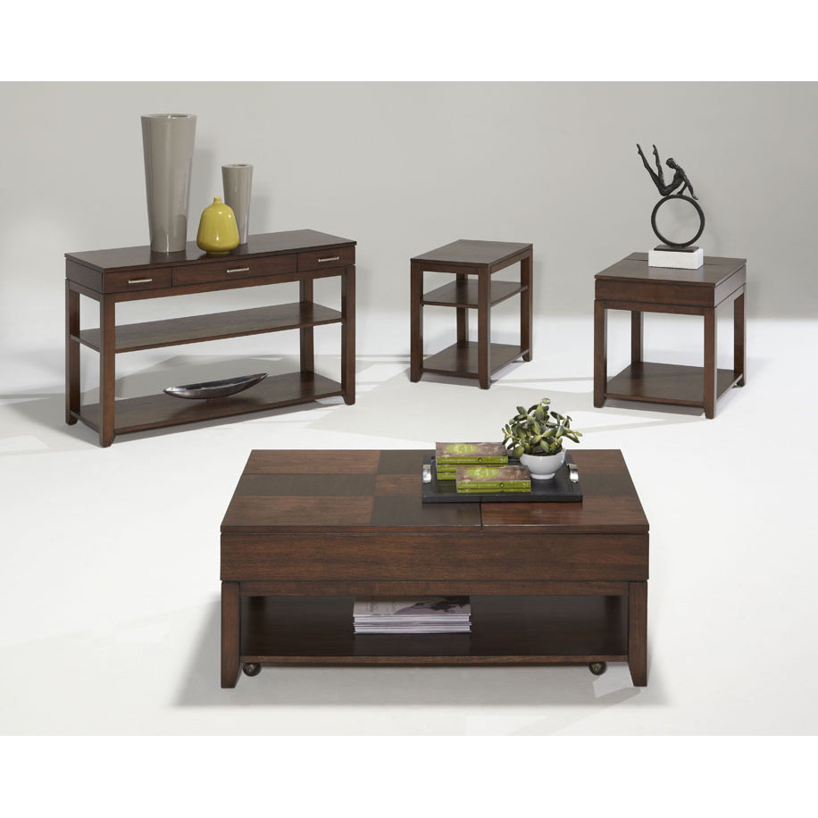 Progressive Furniture Daytona Coffee Table with Double LiftTop