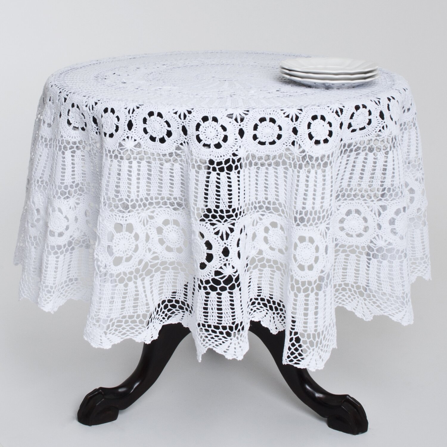 Saro Crochet Lace Table Topper & Reviews Wayfair.ca