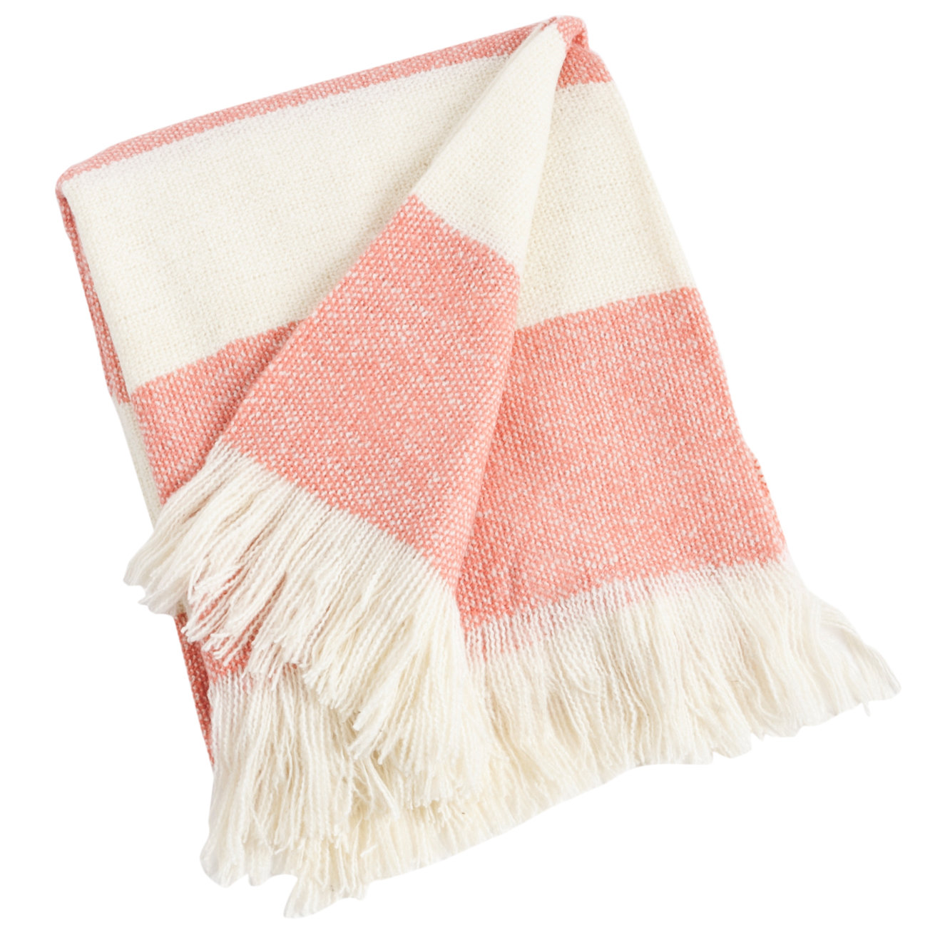 Saro Striped Design Acrylic Throw Blanket & Reviews Wayfair