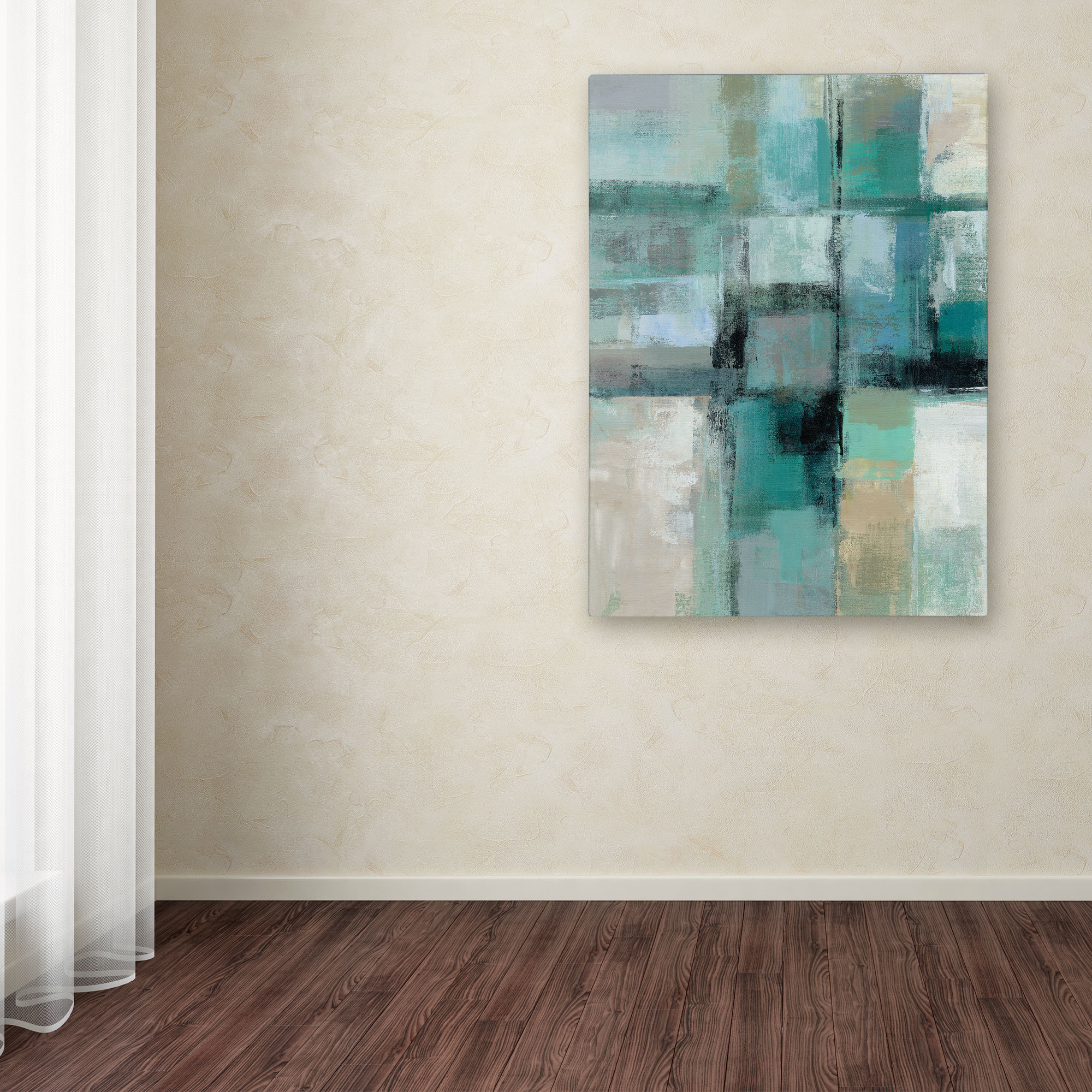 Trademark Art 'Island Hues Crop I' by Silvia Vassileva Painting Print