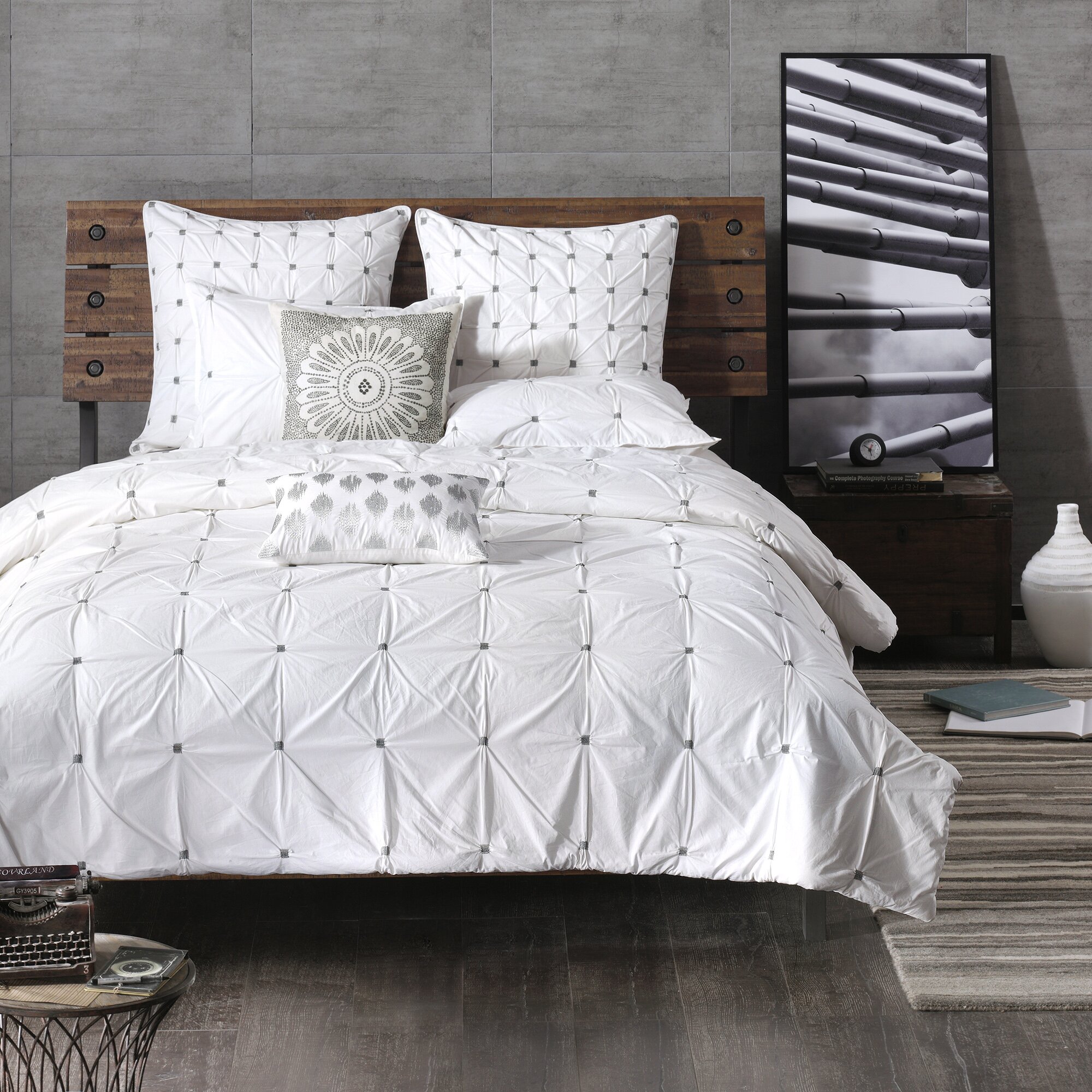 masie 3 piece comforter set full quee