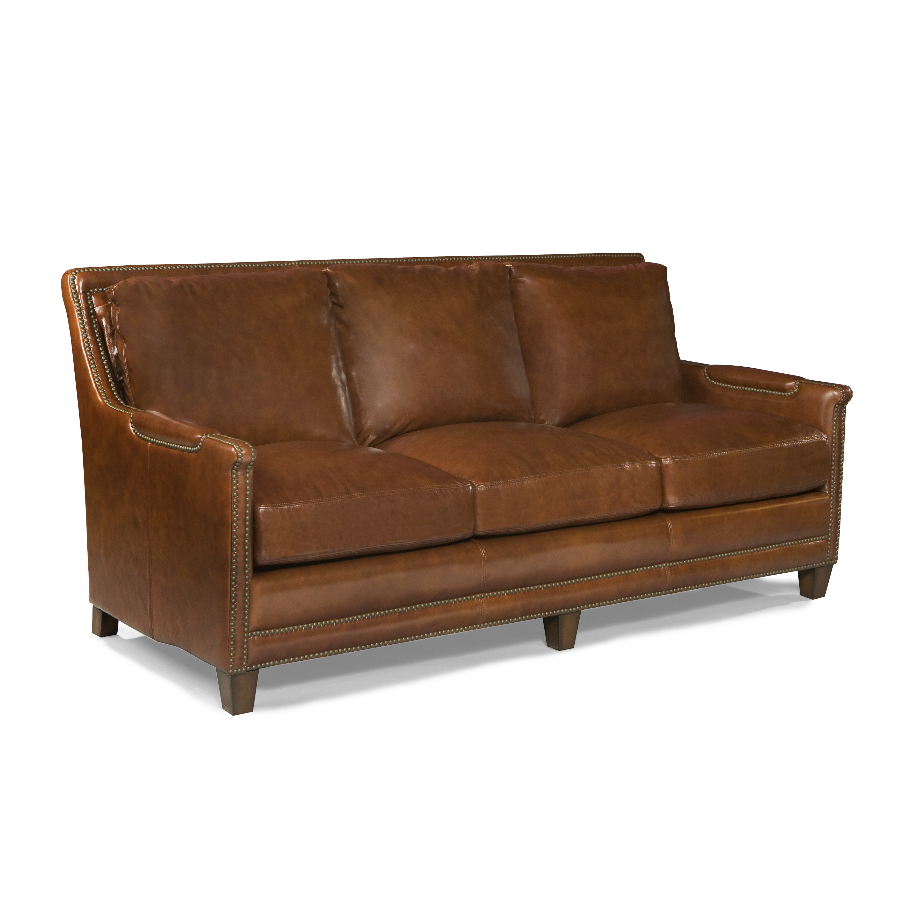 Palatial Furniture Prescott Leather Sofa Reviews Wayfair