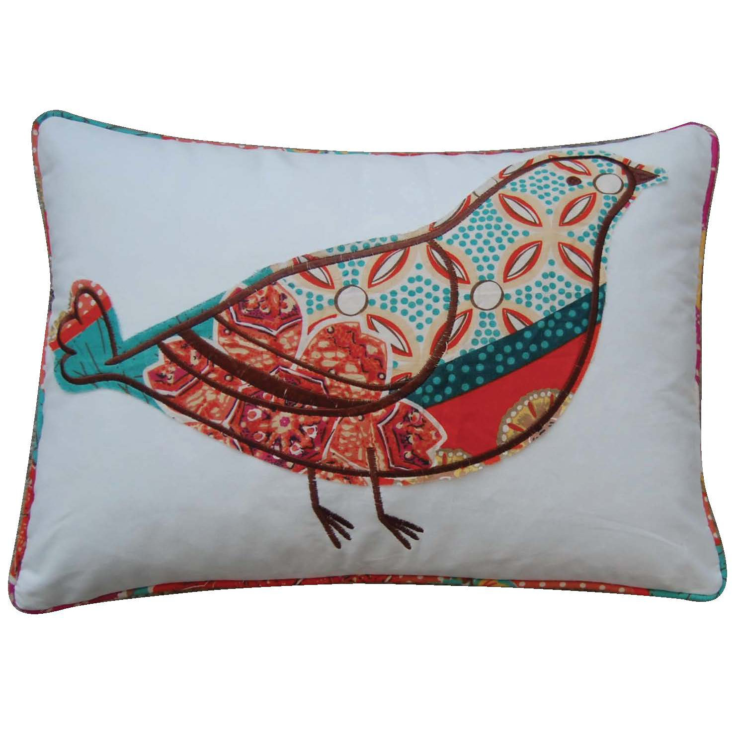 Levtex Home Zanzibar Bird Cotton Throw Pillow & Reviews Wayfair