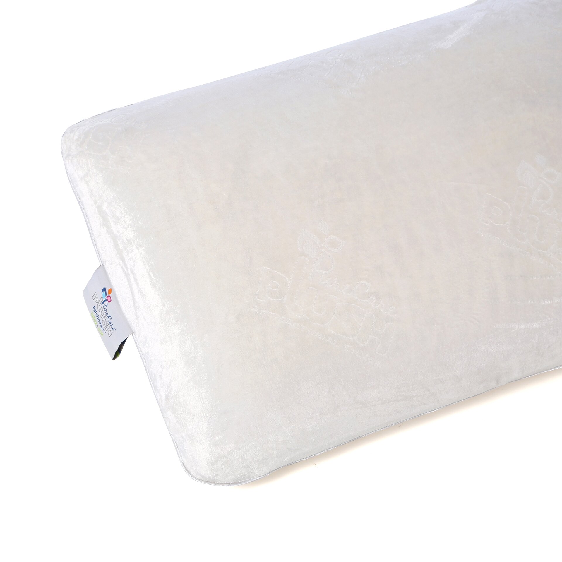 plush white pillow