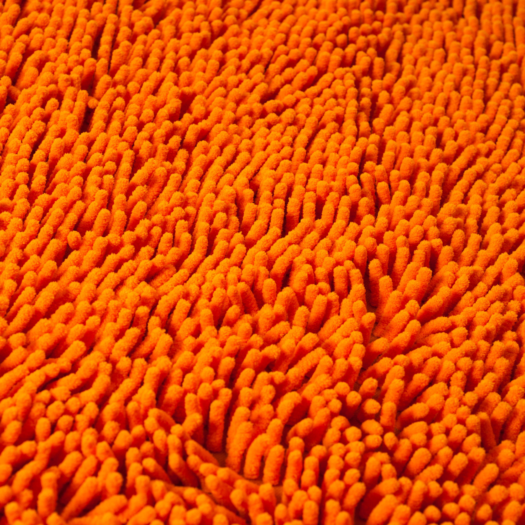 Lavish Home High Pile Orange Solid Area Rug & Reviews Wayfair