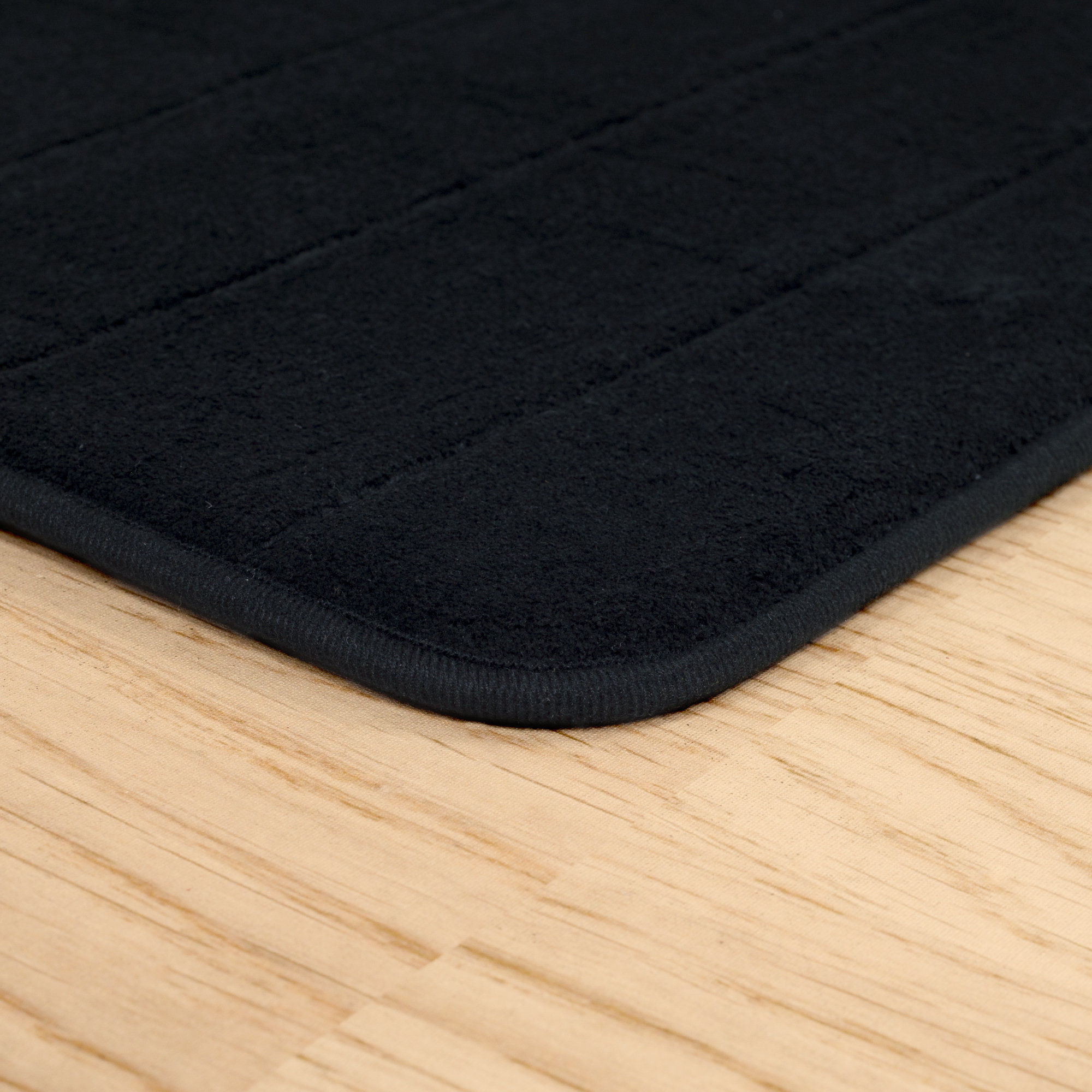 Lavish Home Extra Long Striped Memory Foam Bath Mat & Reviews Wayfair