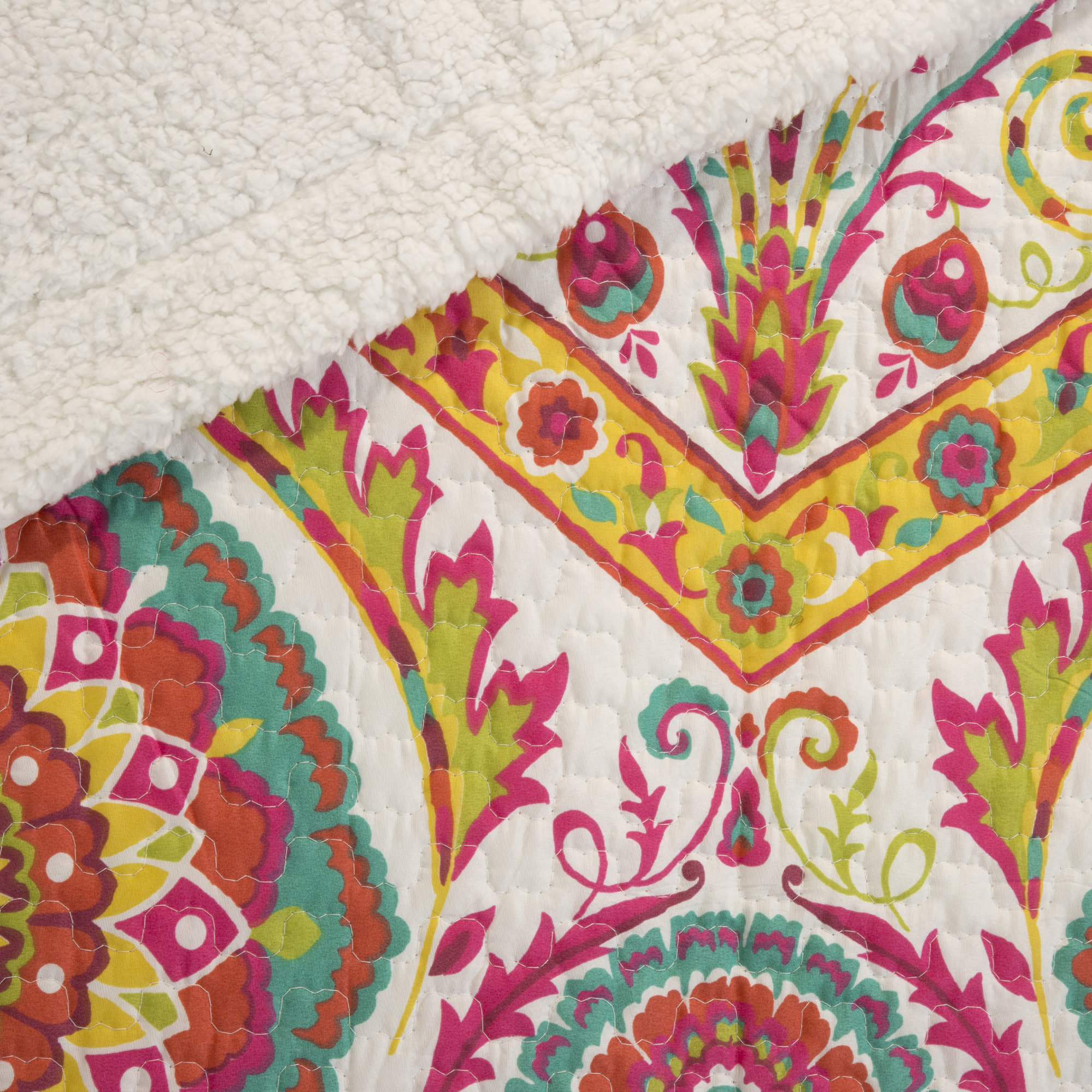 Lavish Home Fran Sherpa Quilt Set & Reviews Wayfair