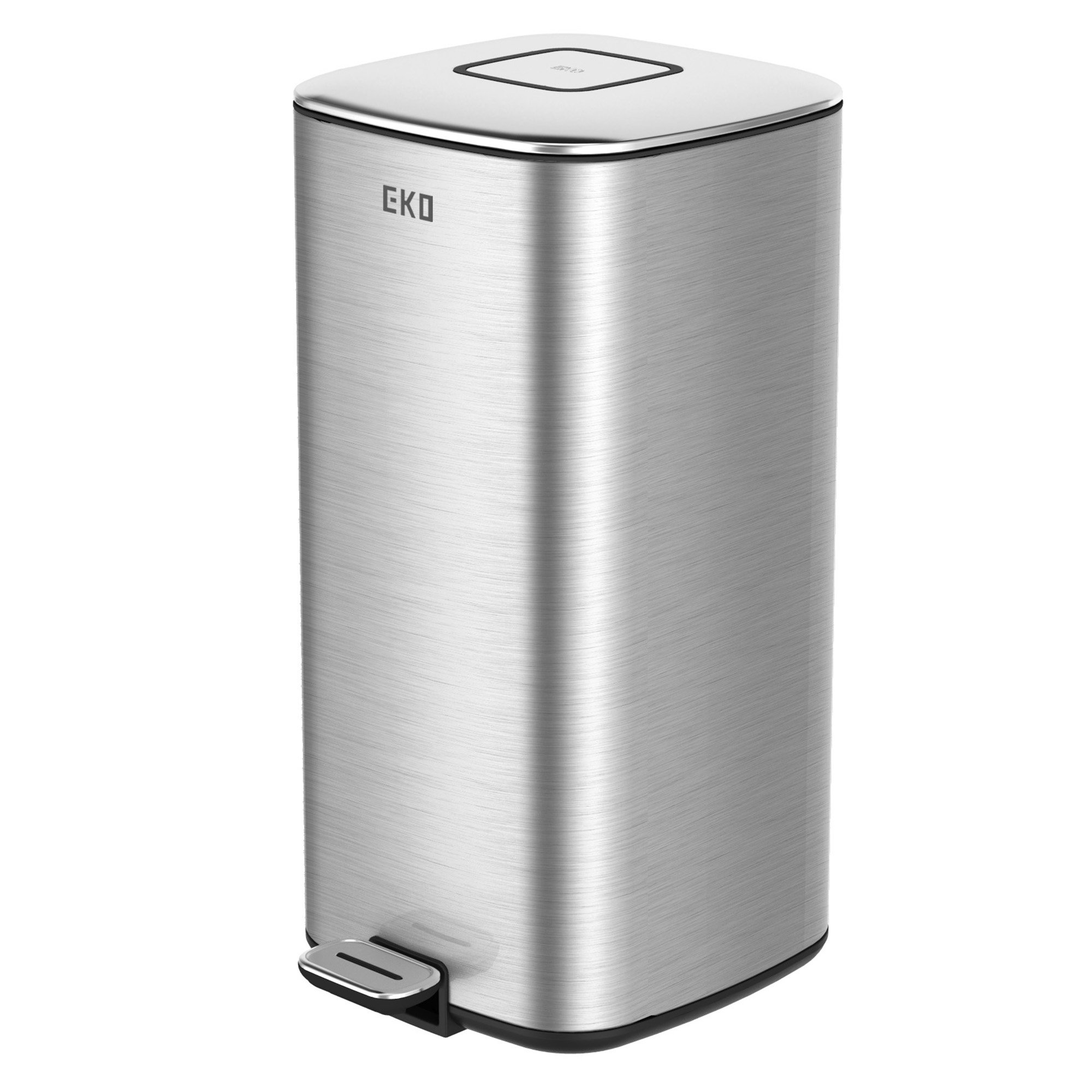EKO 8.4 Gallon StepOn Metal Trash Can & Reviews Wayfair