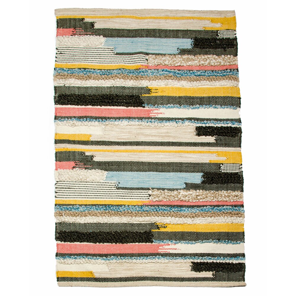 CLM Earth Day Hand-Woven Multi Area Rug | Wayfair