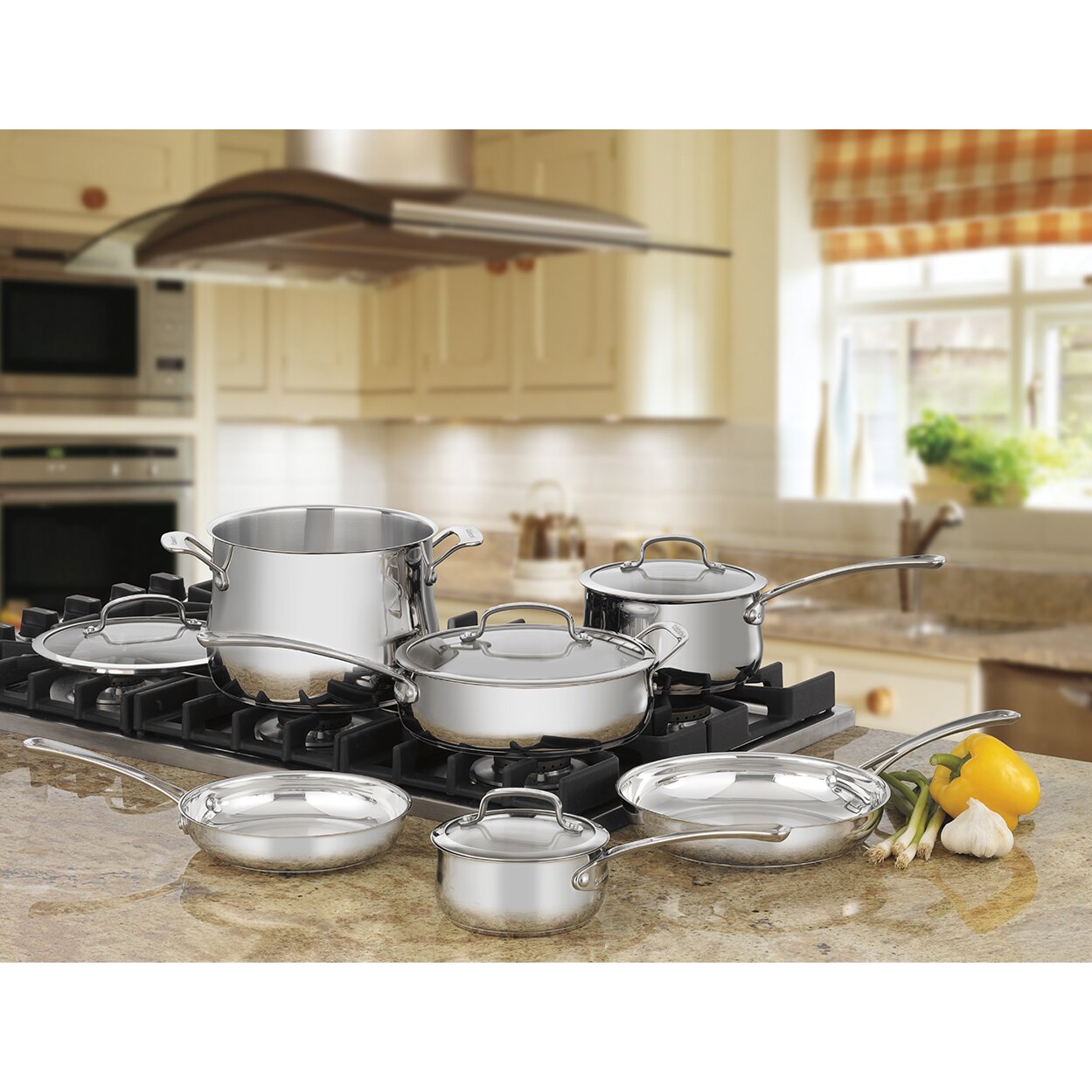 Cuisinart Stainless Steel 10 Piece Cookware Set Wayfair