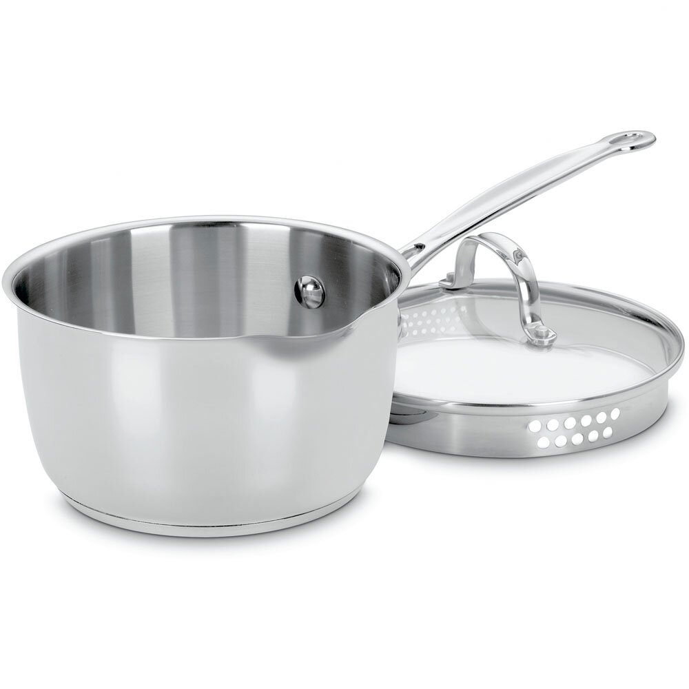 Cuisinart Chef's Classic Stainless Steel 2 Qt. Saucepan With Lid