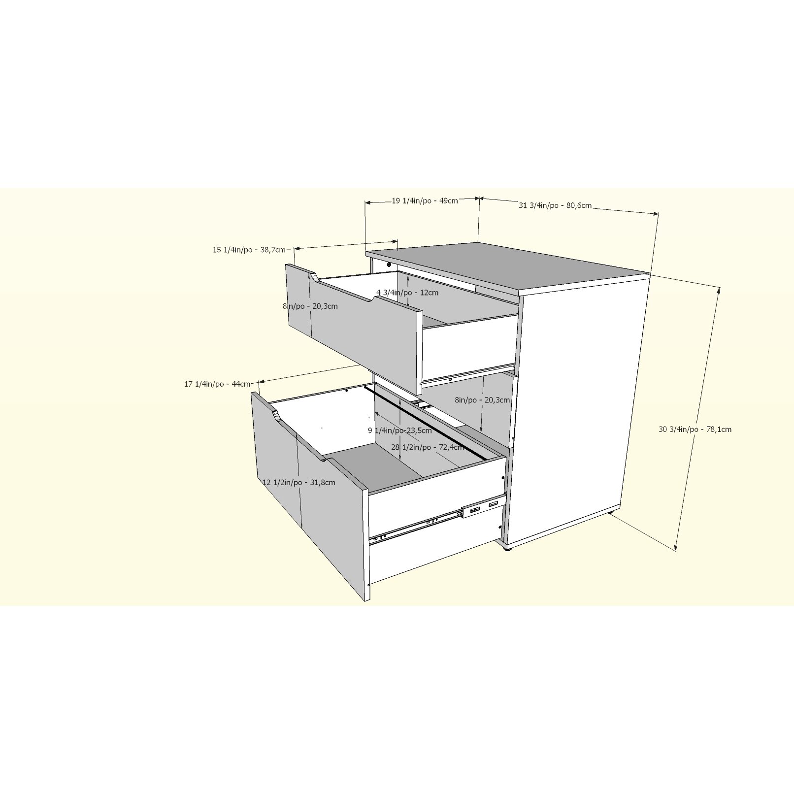 Nexera Arobas 3-Drawer Lateral File & Reviews | Wayfair