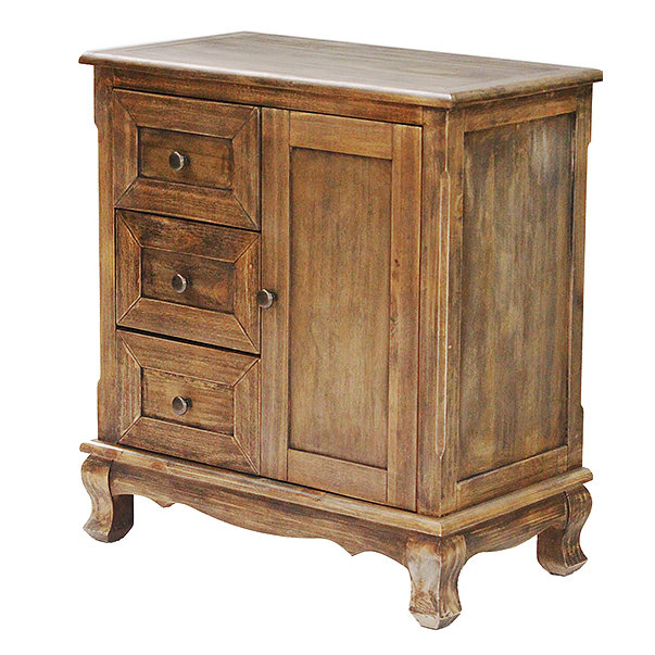 Heather Ann 3 Drawer and 1 Door Accent Cabinet | Wayfair