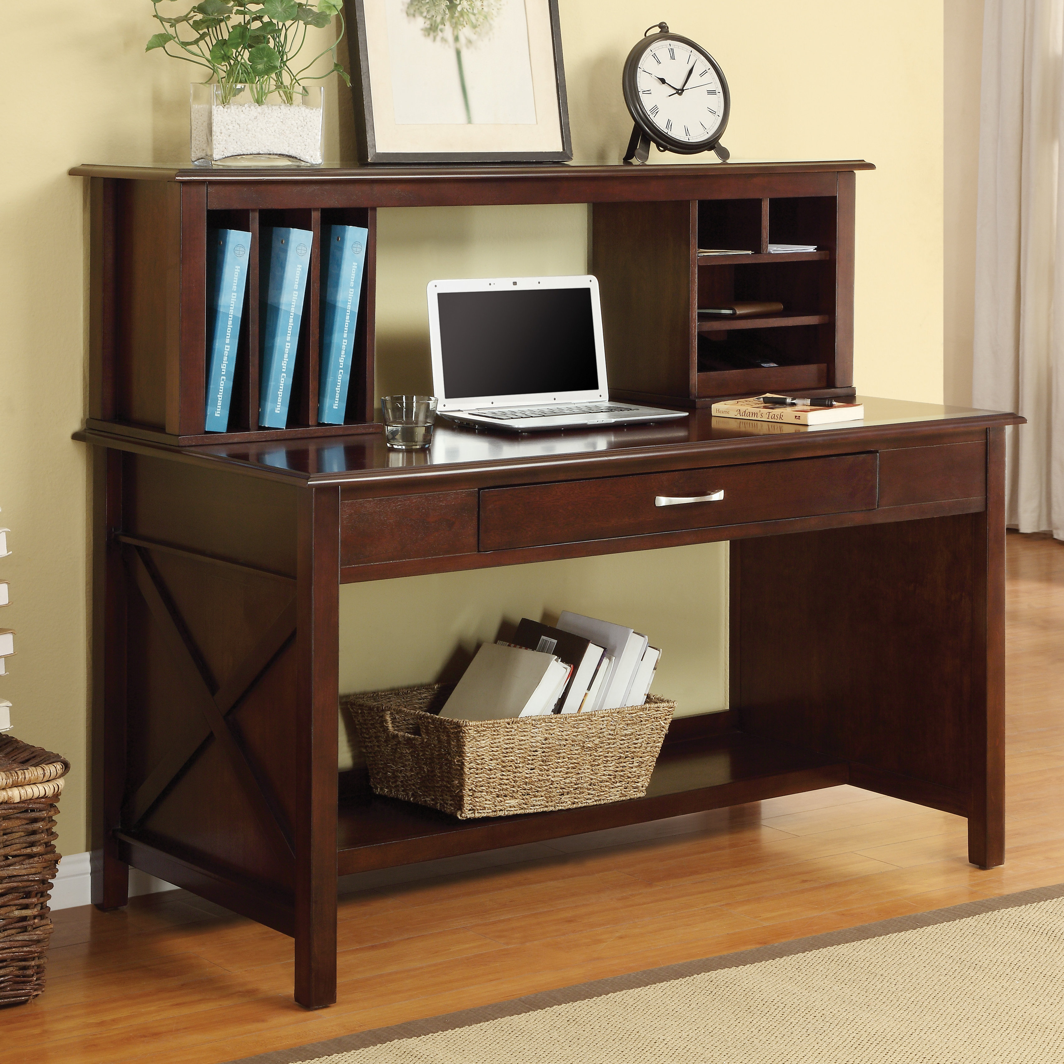 Inspired by Bassett Adeline Writing Desk with Hutch & Reviews Wayfair