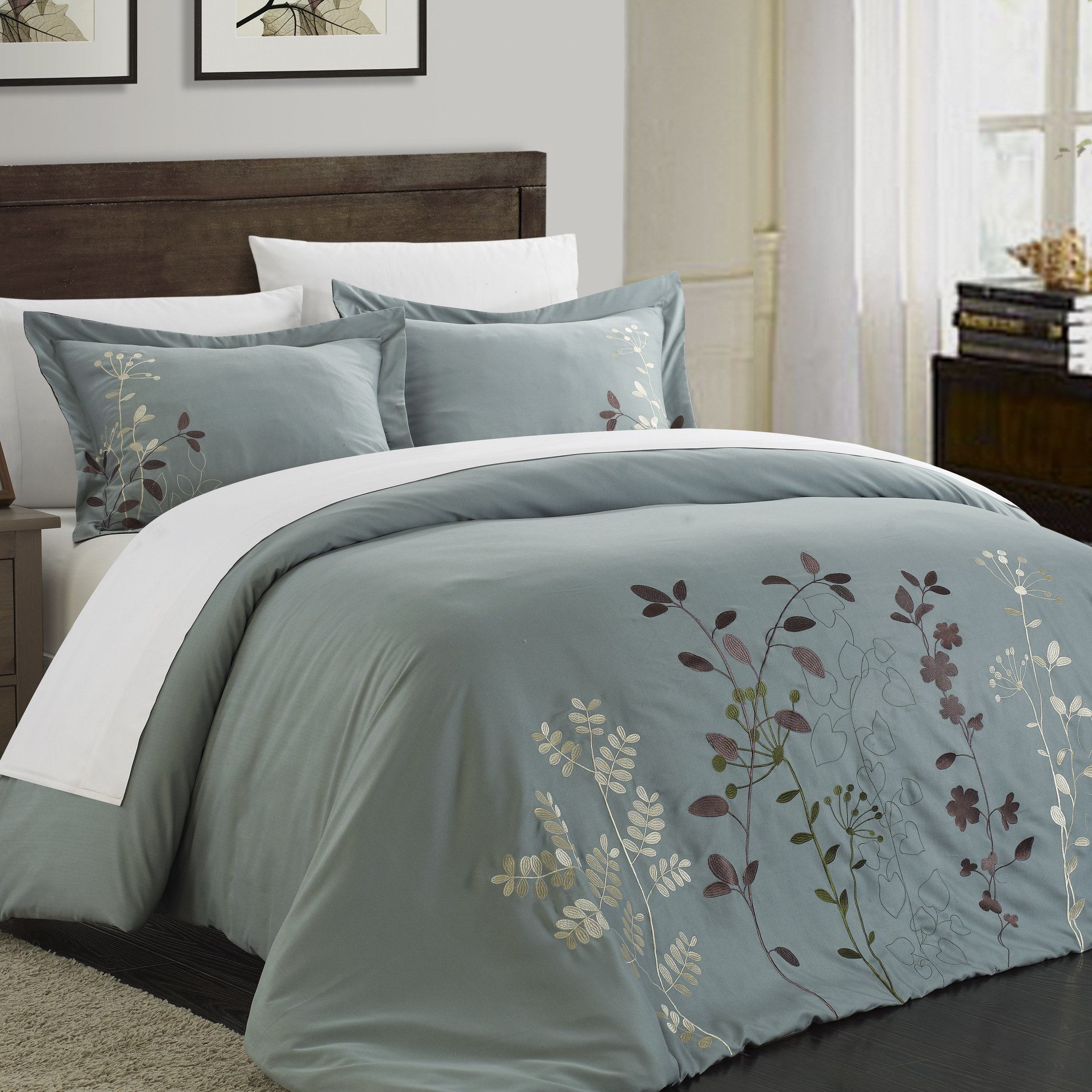 Chic Home Kaylee 3 Piece Duvet Set & Reviews Wayfair.ca