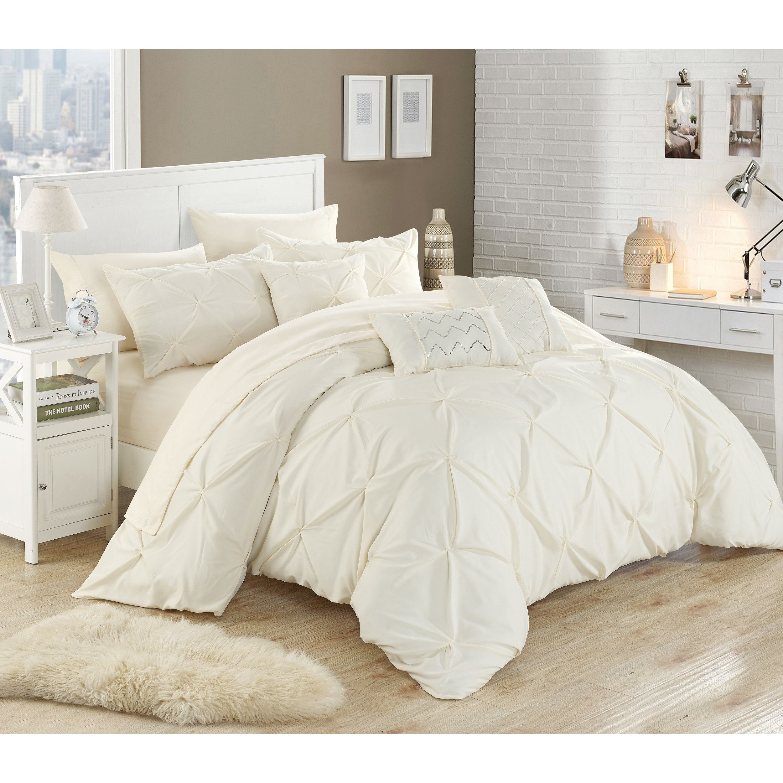 Chic Home Hannah 10 Piece Comforter Set & Reviews  Wayfair