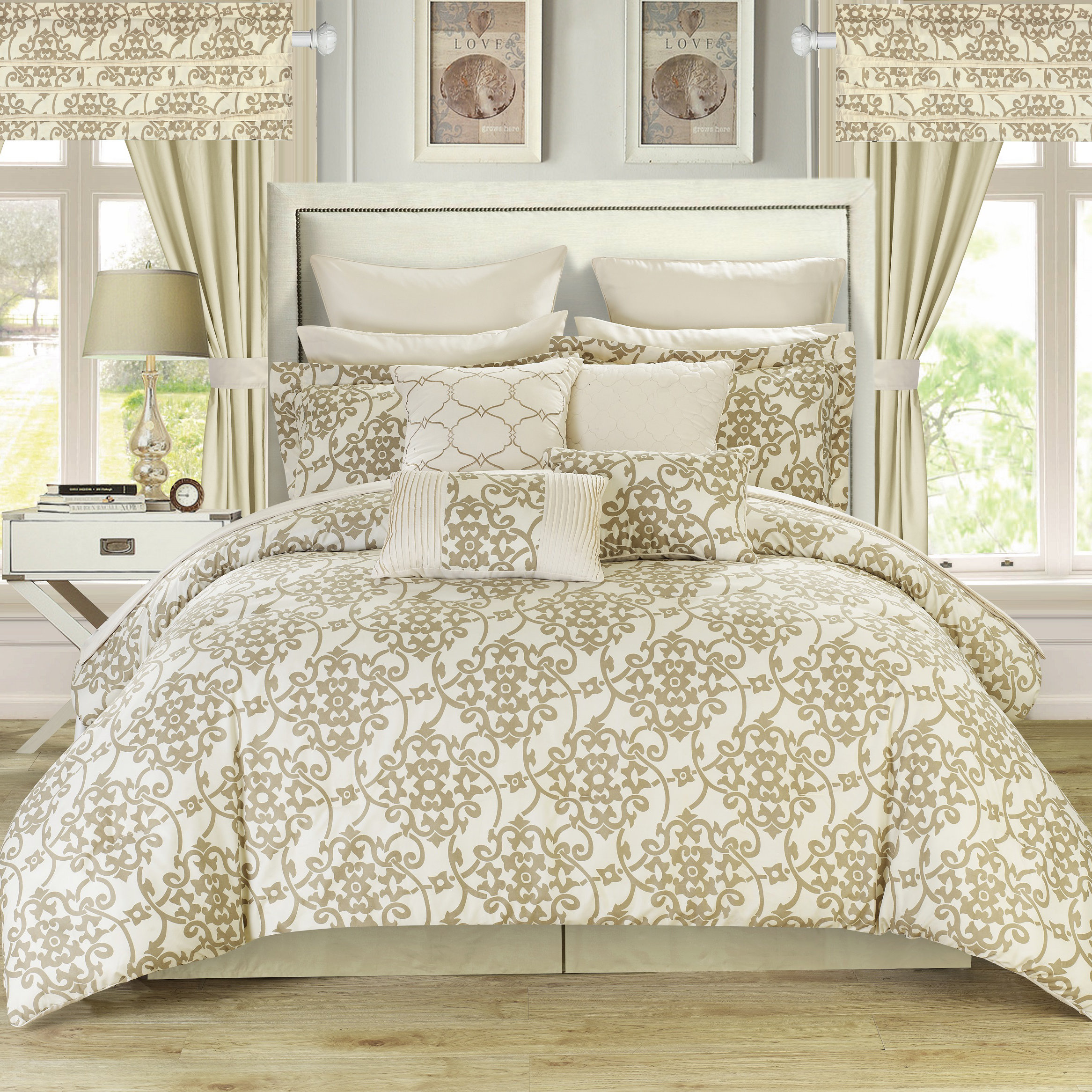 Chic Home Hailee 24 Piece Comforter Set & Reviews | Wayfair