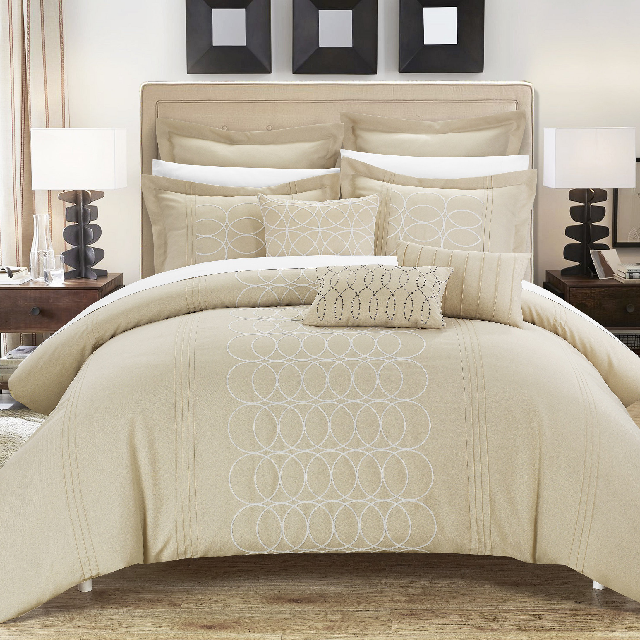 Chic Home Moderna 12 Piece Comforter Set & Reviews Wayfair