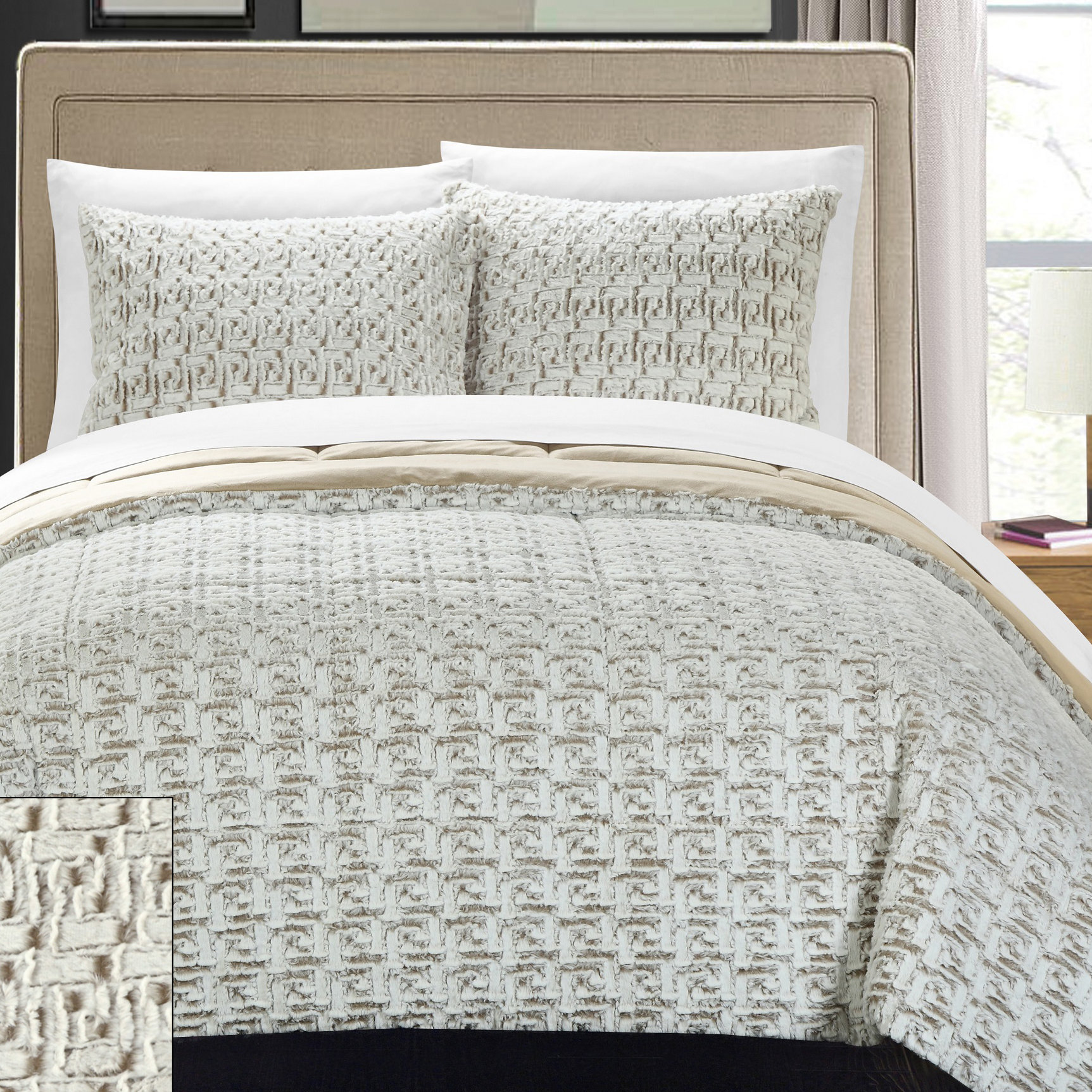 Chic Home Greece 7 Piece Queen Comforter Set Wayfair