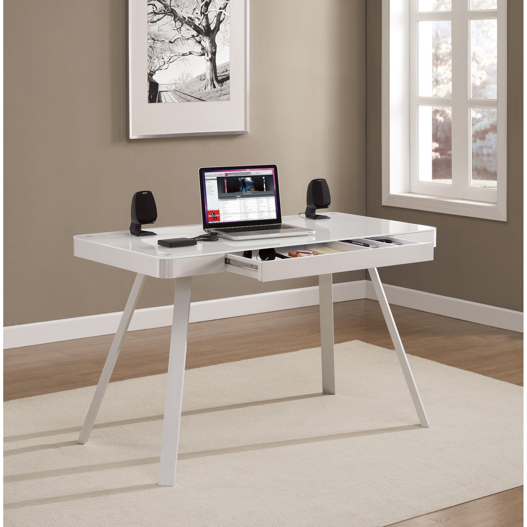Tresanti Tech Computer Desk & Reviews Wayfair