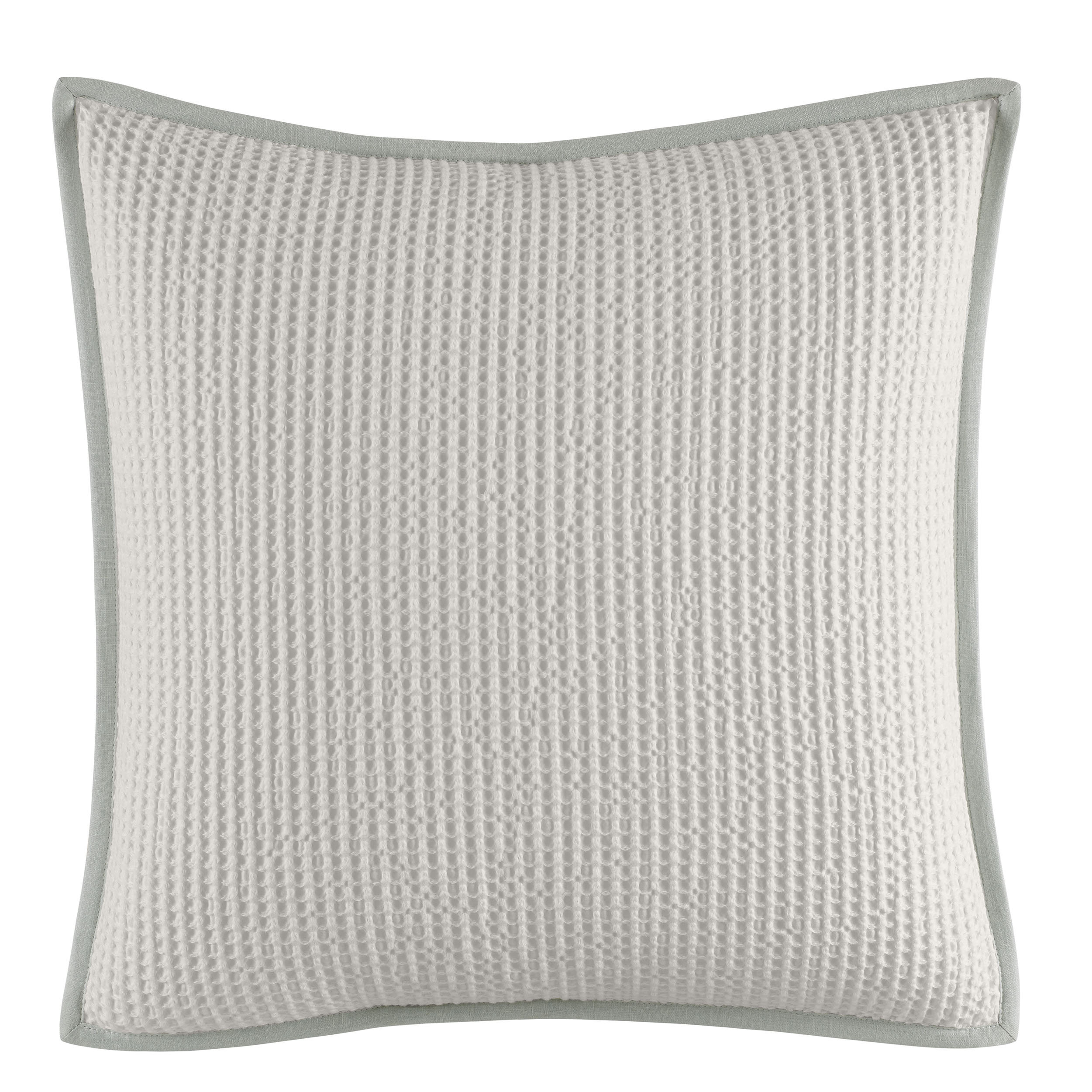 Vera Wang Painted Stripe Waffle Weave Cotton Throw Pillow & Reviews