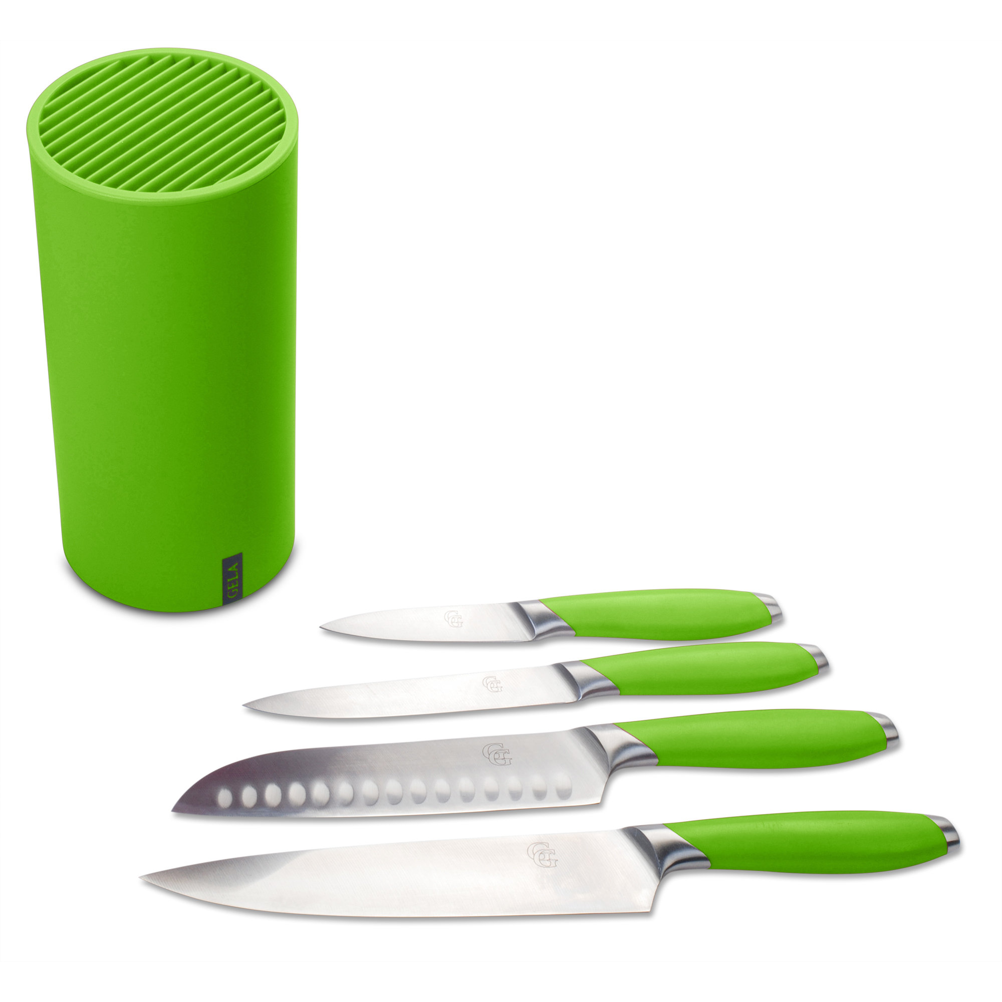 Gela Global 5 Piece NitrogenInfused Stainless Steel Knife Set