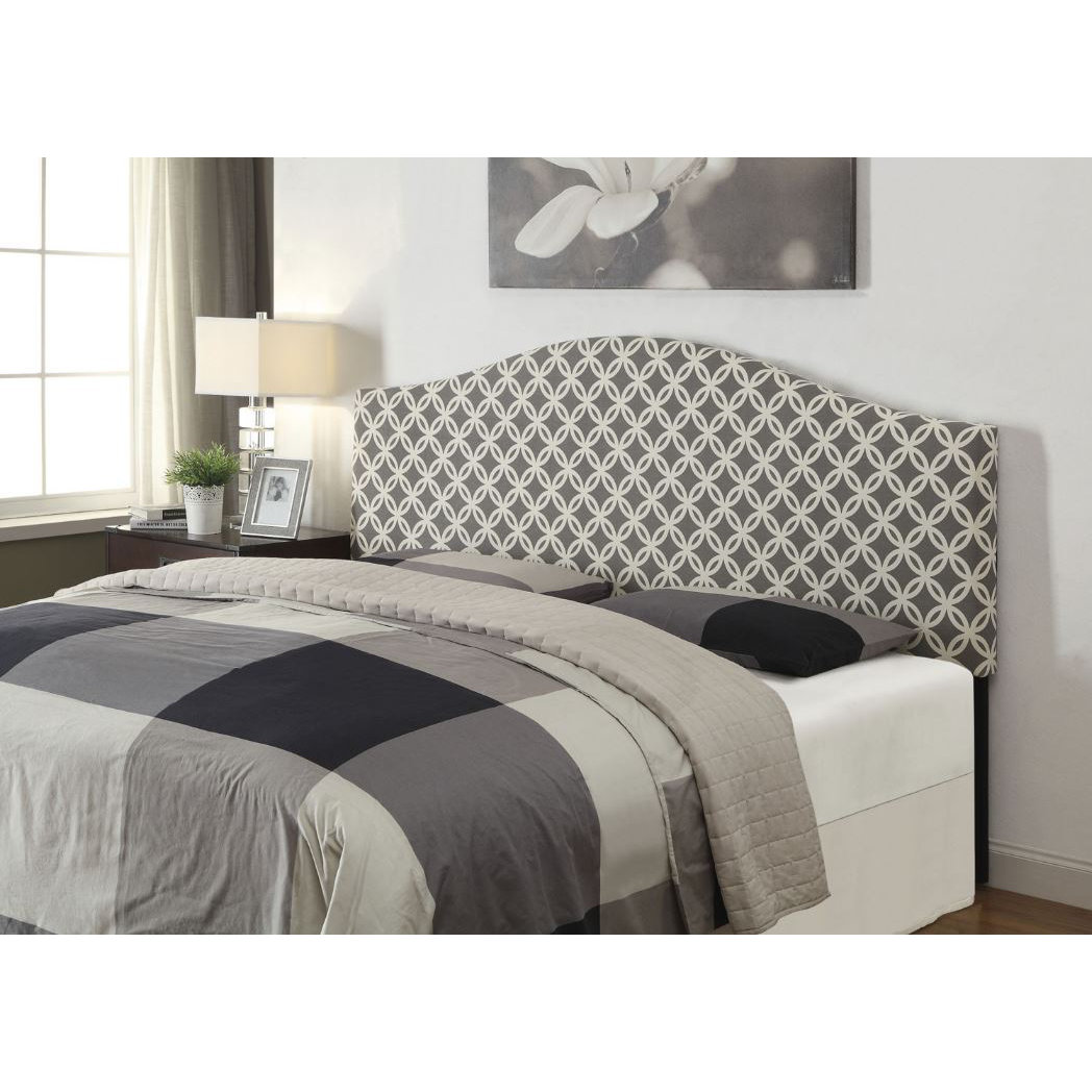 PRI Geometric Upholstered Headboard & Reviews Wayfair
