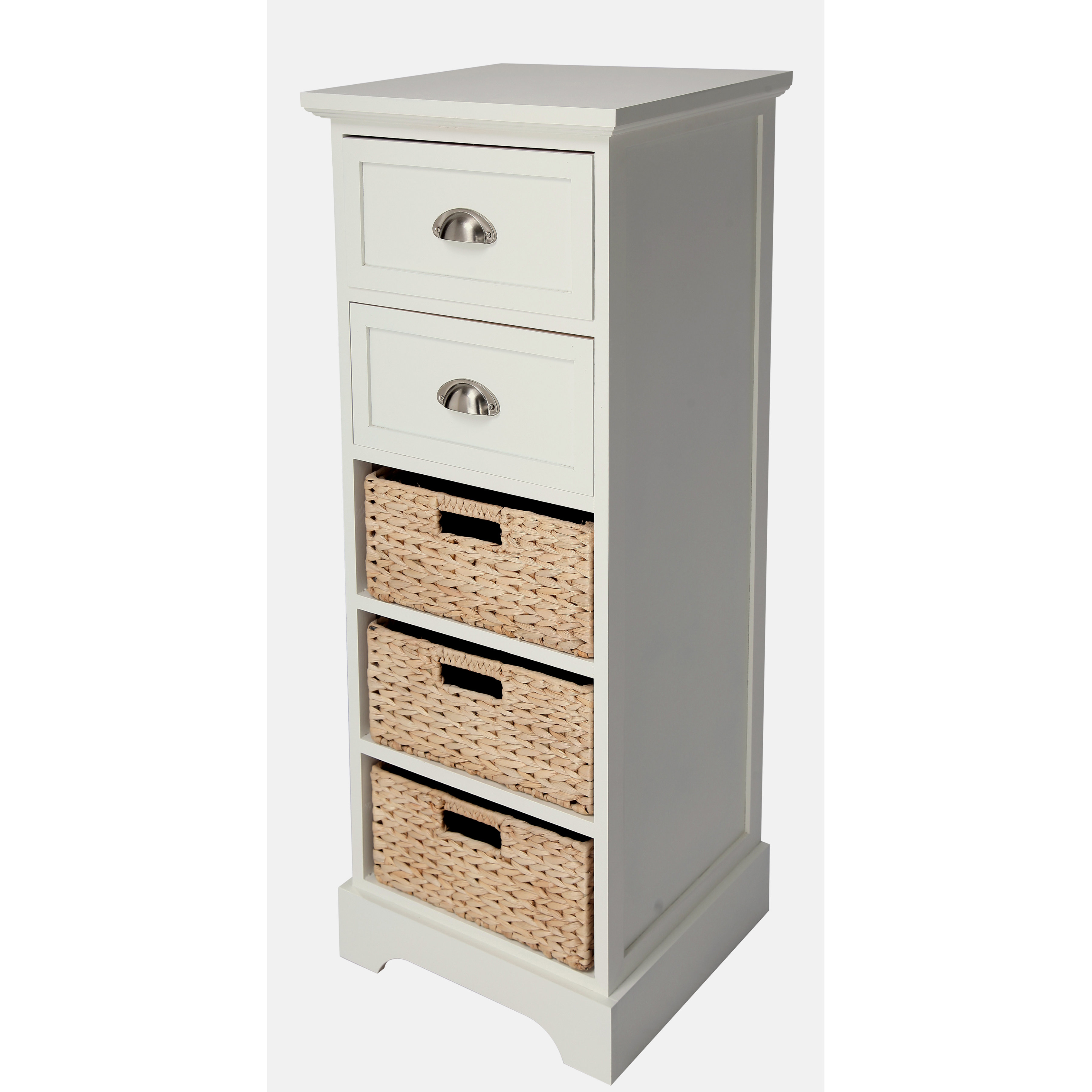 Gallerie Decor Newport 2 Drawer 3 Basket Chest & Reviews Wayfair