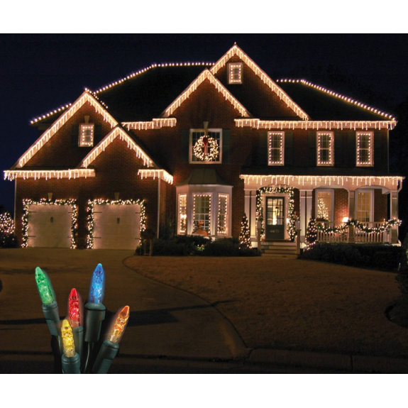 Queens of Christmas 70 Light LED Icicle Light & Reviews Wayfair