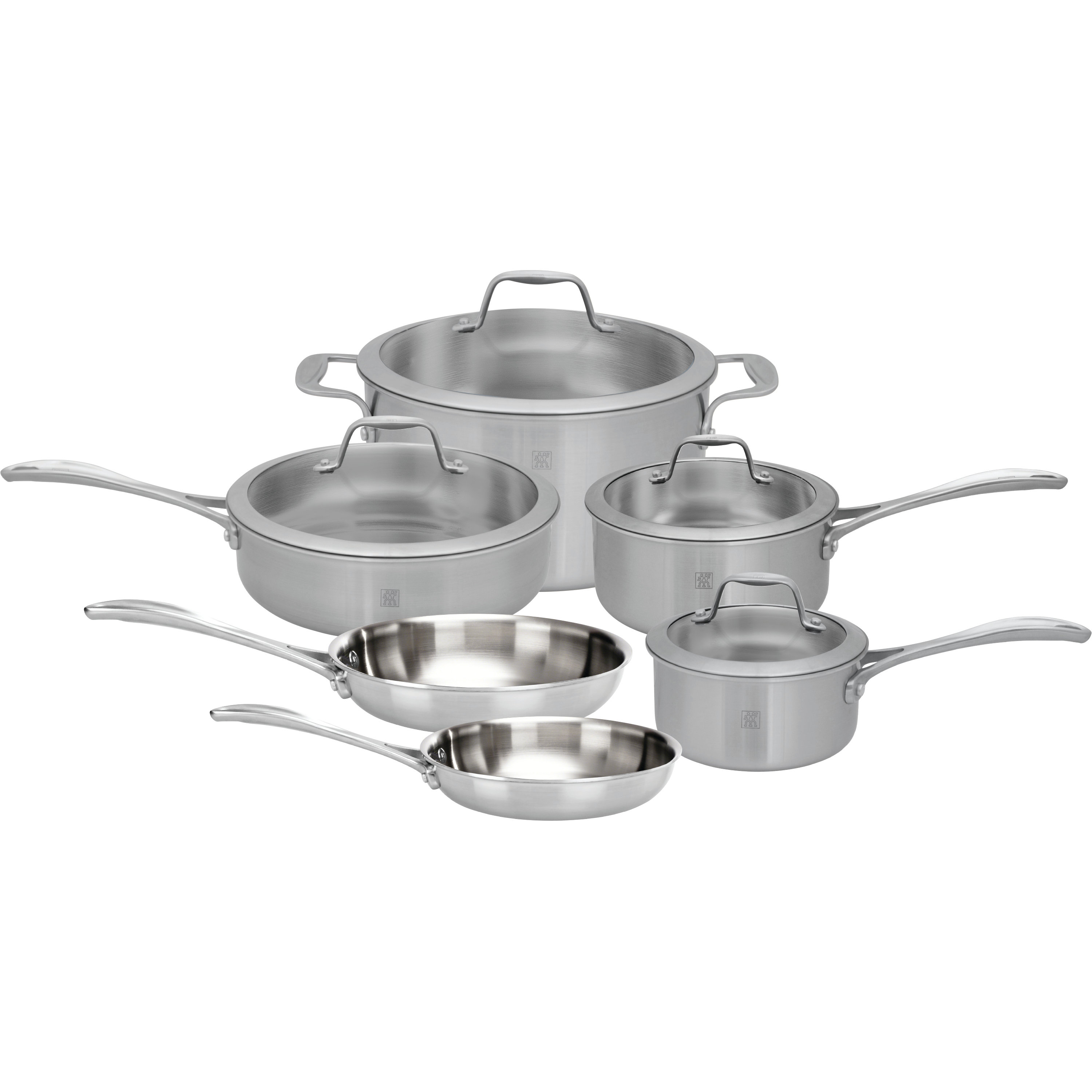 Zwilling JA Henckels Spirit 3Ply 10 Piece Stainless Steel Cookware Set & Reviews Wayfair