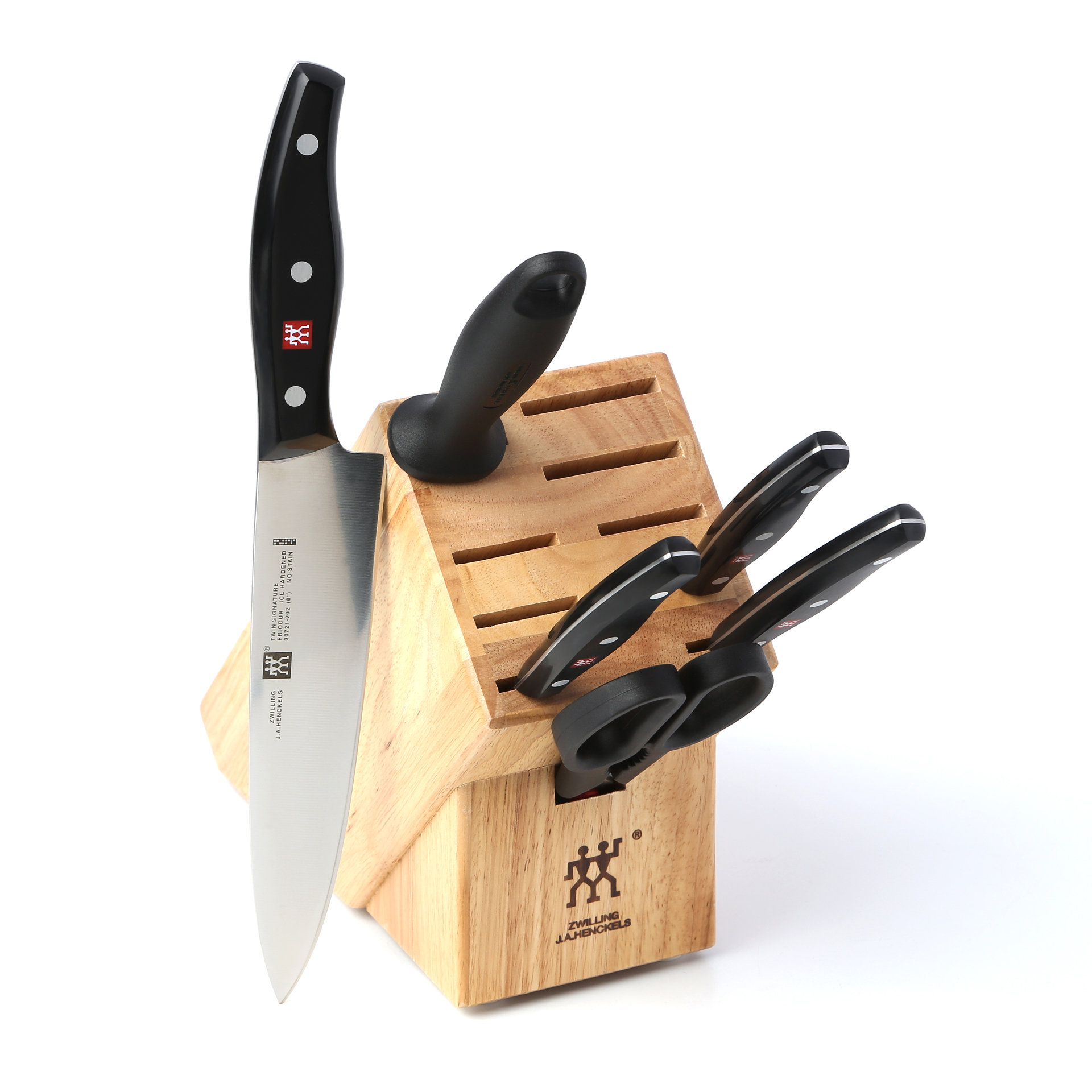 zwilling now s 7 piece knife block set