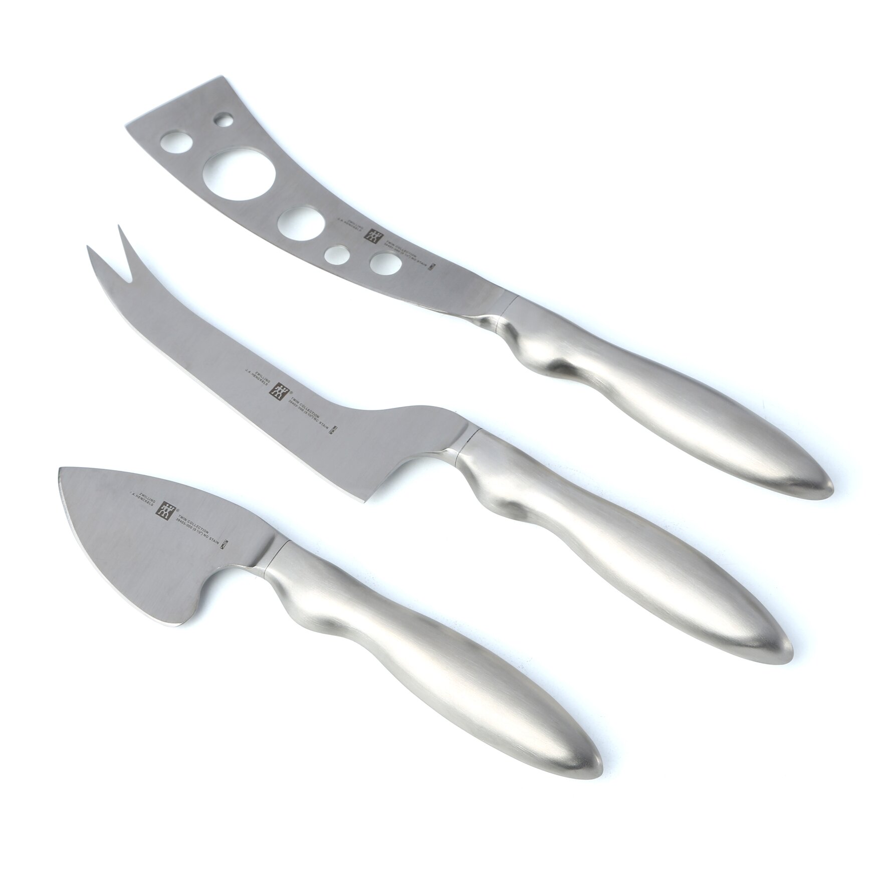 Zwilling JA Henckels Twin Stainless Steel Cheese Knife Set & Reviews Ja Henckels Knife Set Stainless Steel