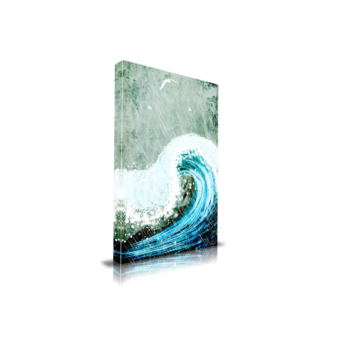 Maxwell Dickson 'The Great Wave' Painting Print on Wrapped Canvas